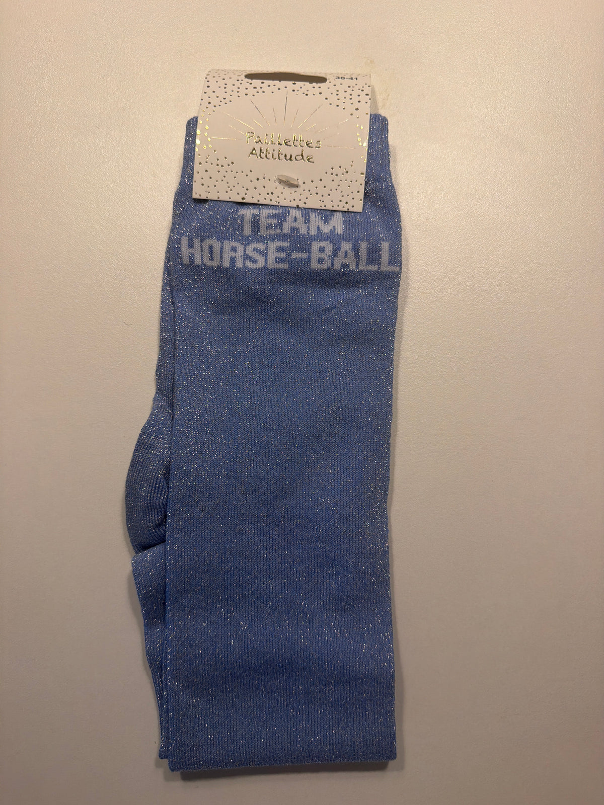 chaussette pailletée équitation 36-41 TEAM HORSE-BALL