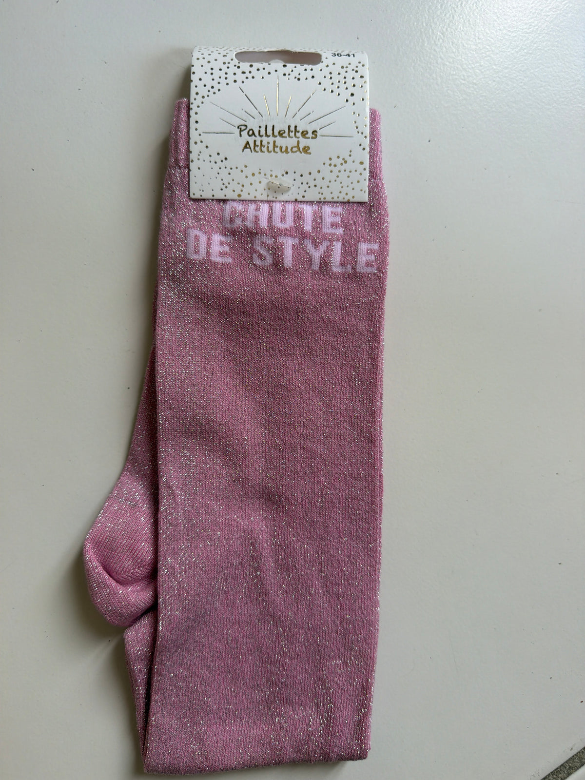 Chaussette pailletée équitation 36-41 CHUTE DE STYLE