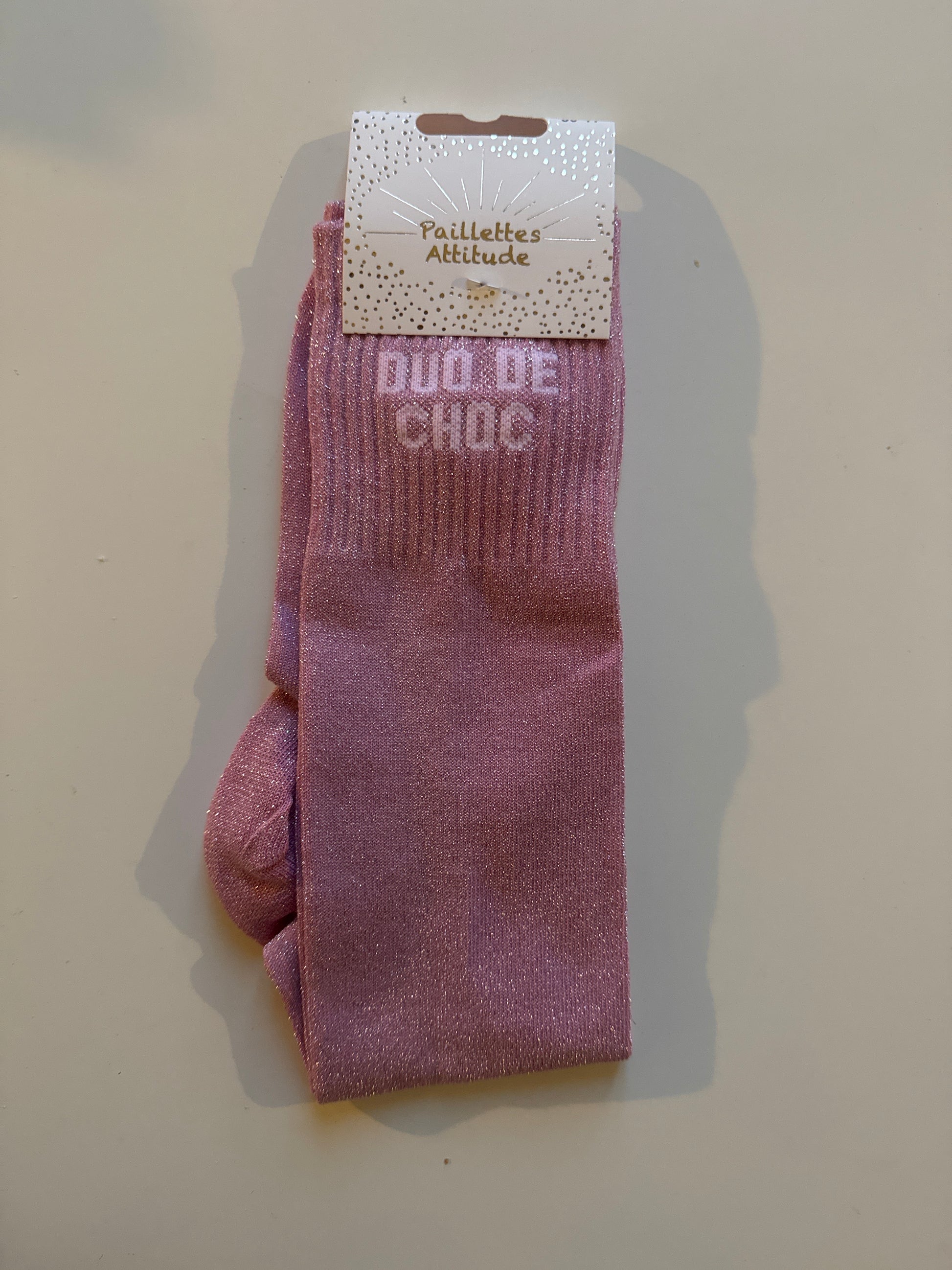 Chaussette pailletée DUO DE CHOC 36/41