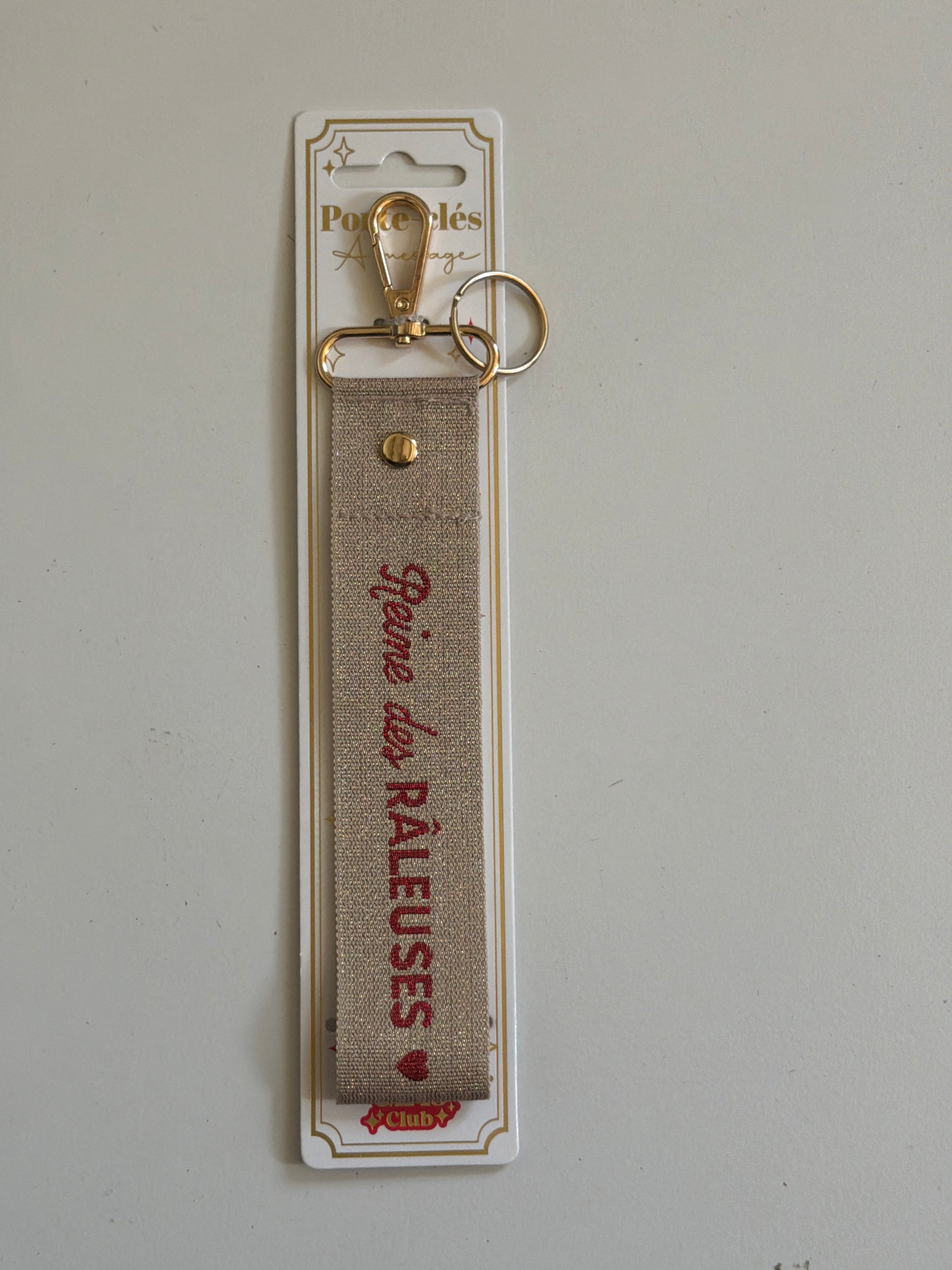 PORTE CLES LANIERE PAILLETTES