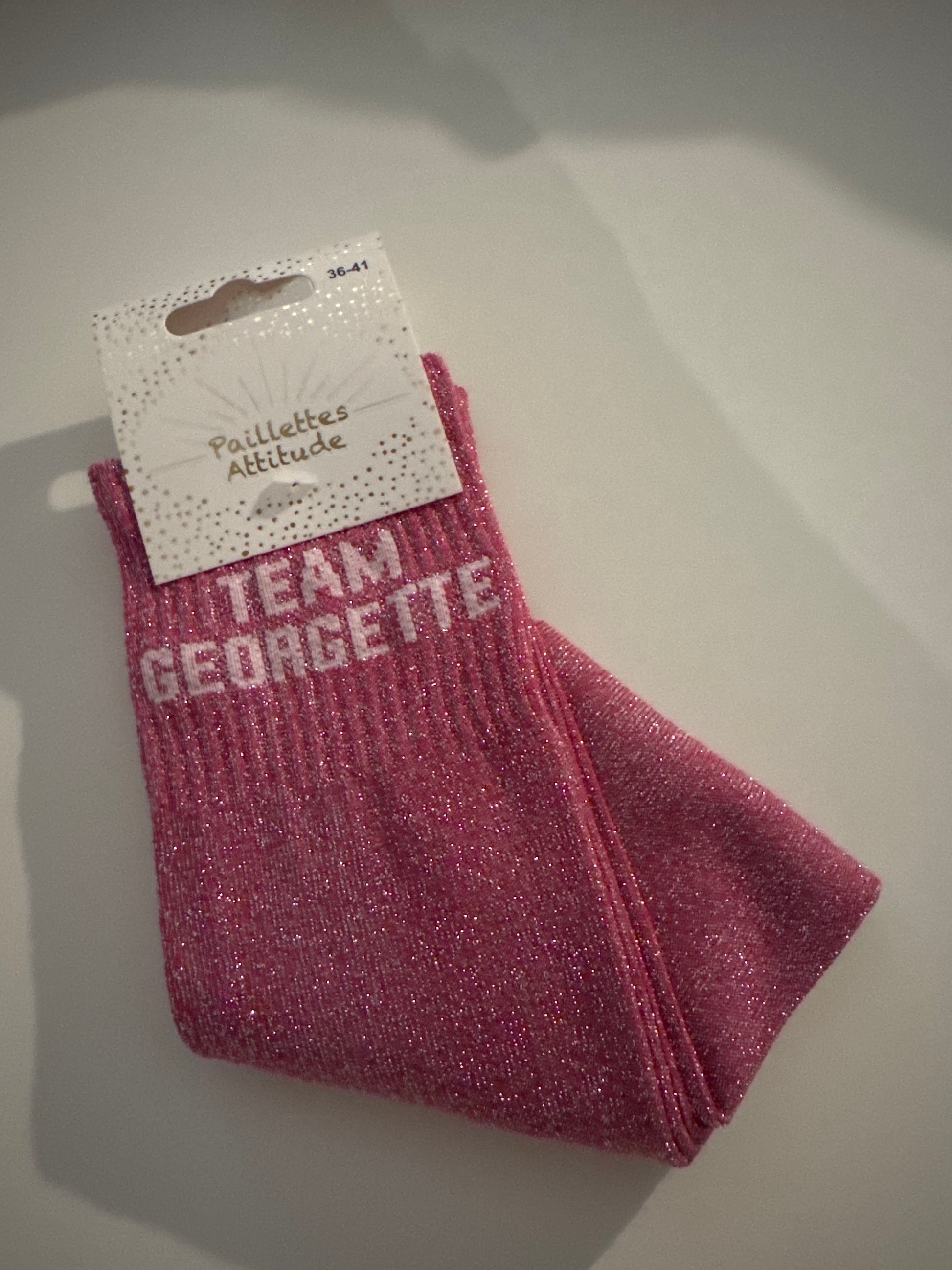 Chaussette pailletée équitation TEAM GEORGETTE