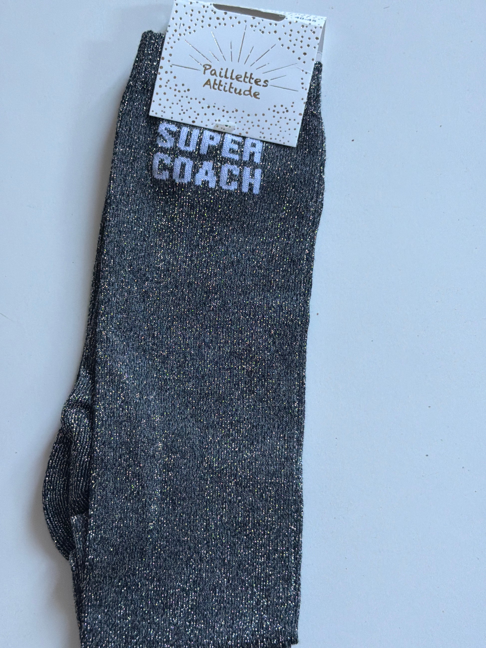 Chaussette pailletée équitation 40-45 SUPER COACH