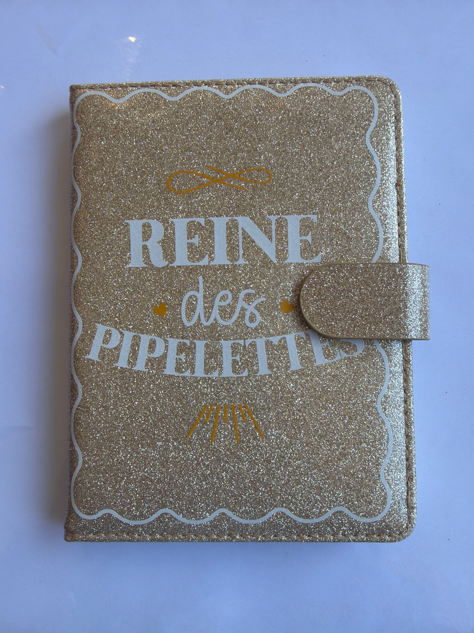 carnets de notes à paillettes