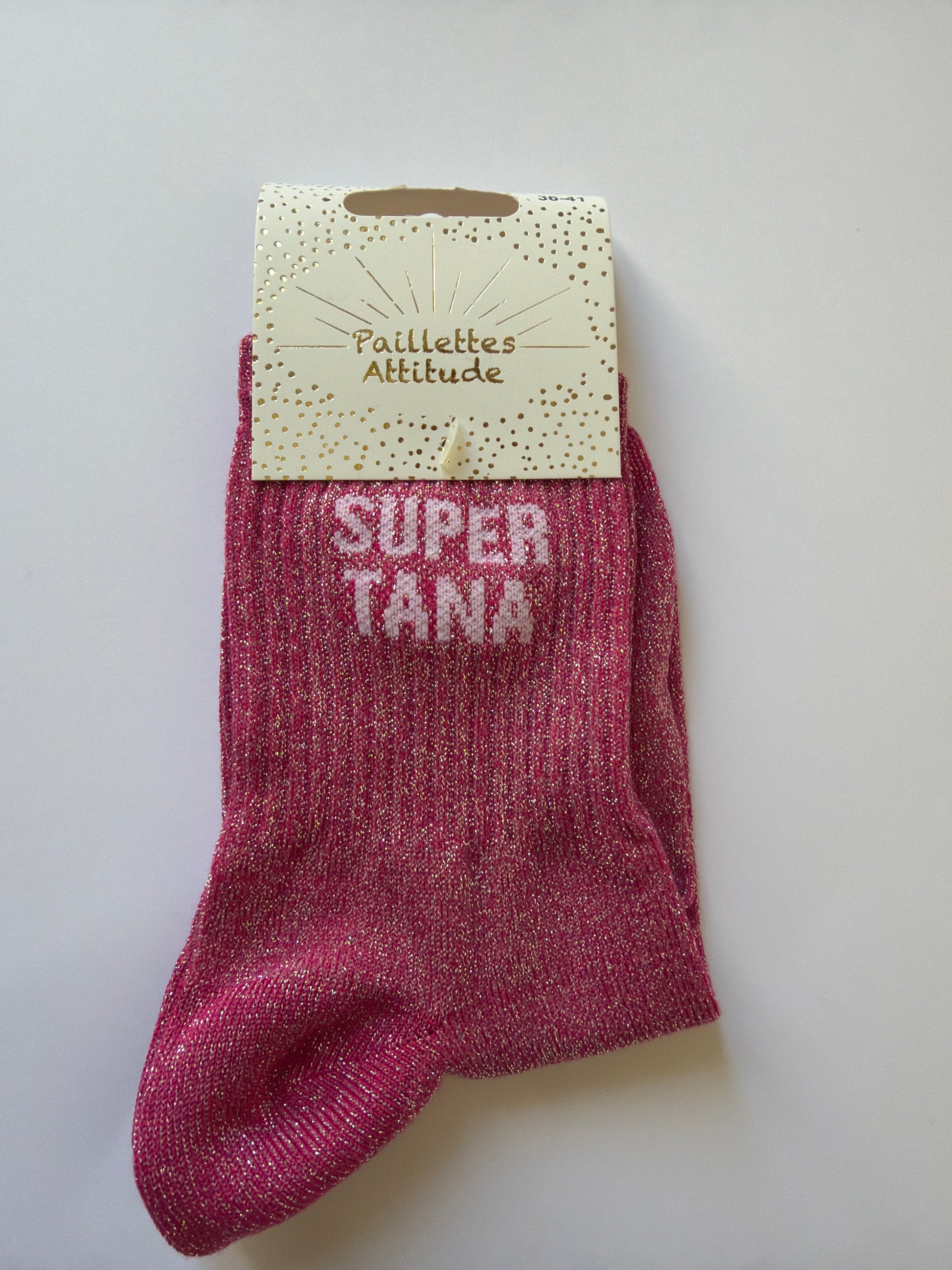 Chaussette de ville pailletée 36-41 SUPER TANA