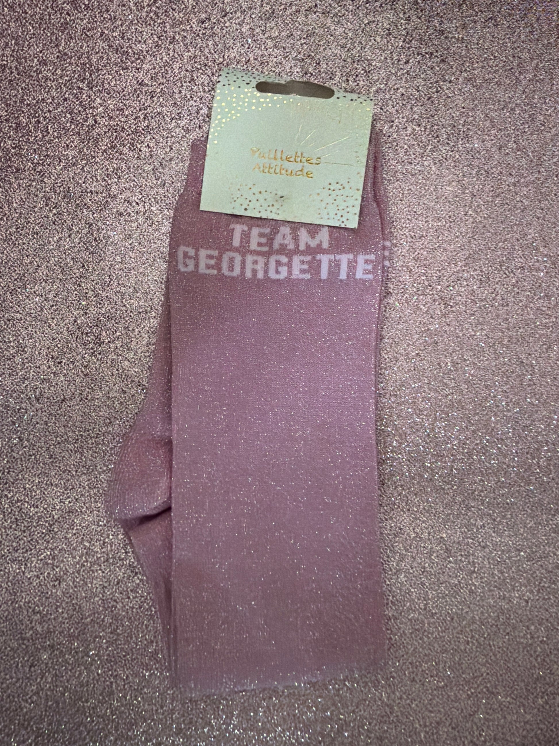 Chaussette pailletée équitation TEAM GEORGETTE