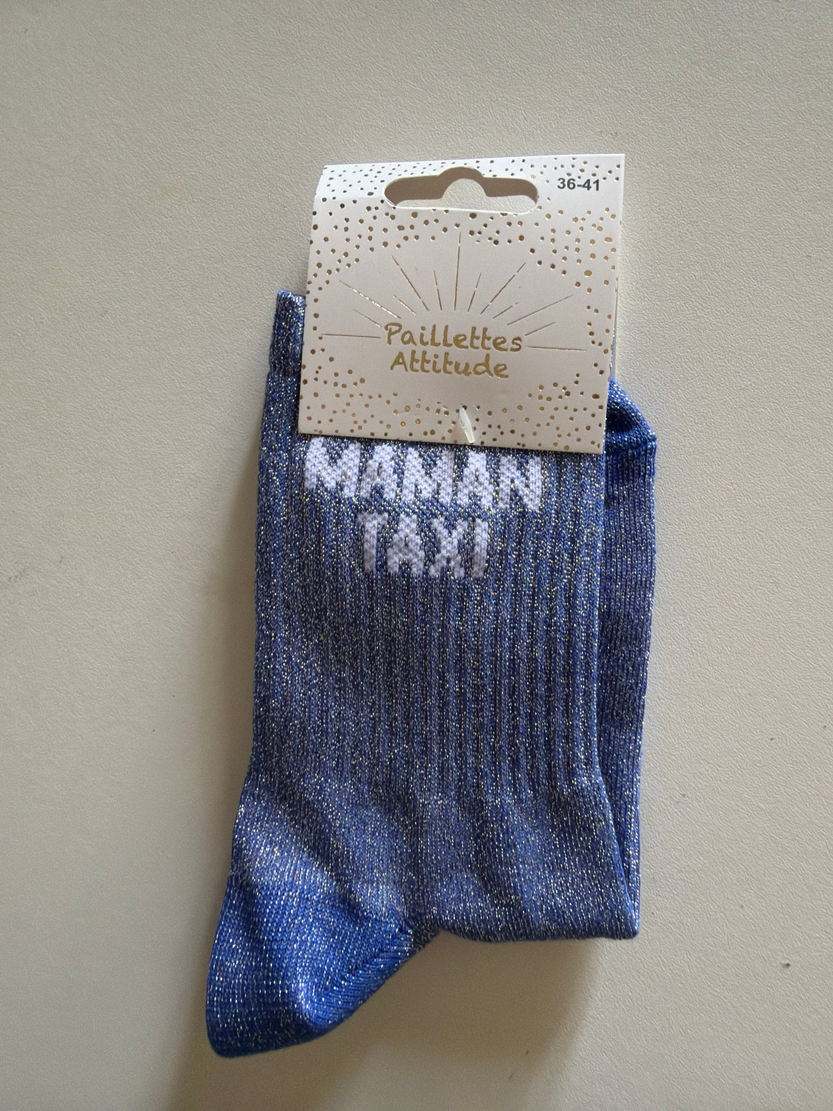 Chaussette de ville Pailletée 36-41 MAMAN TAXI