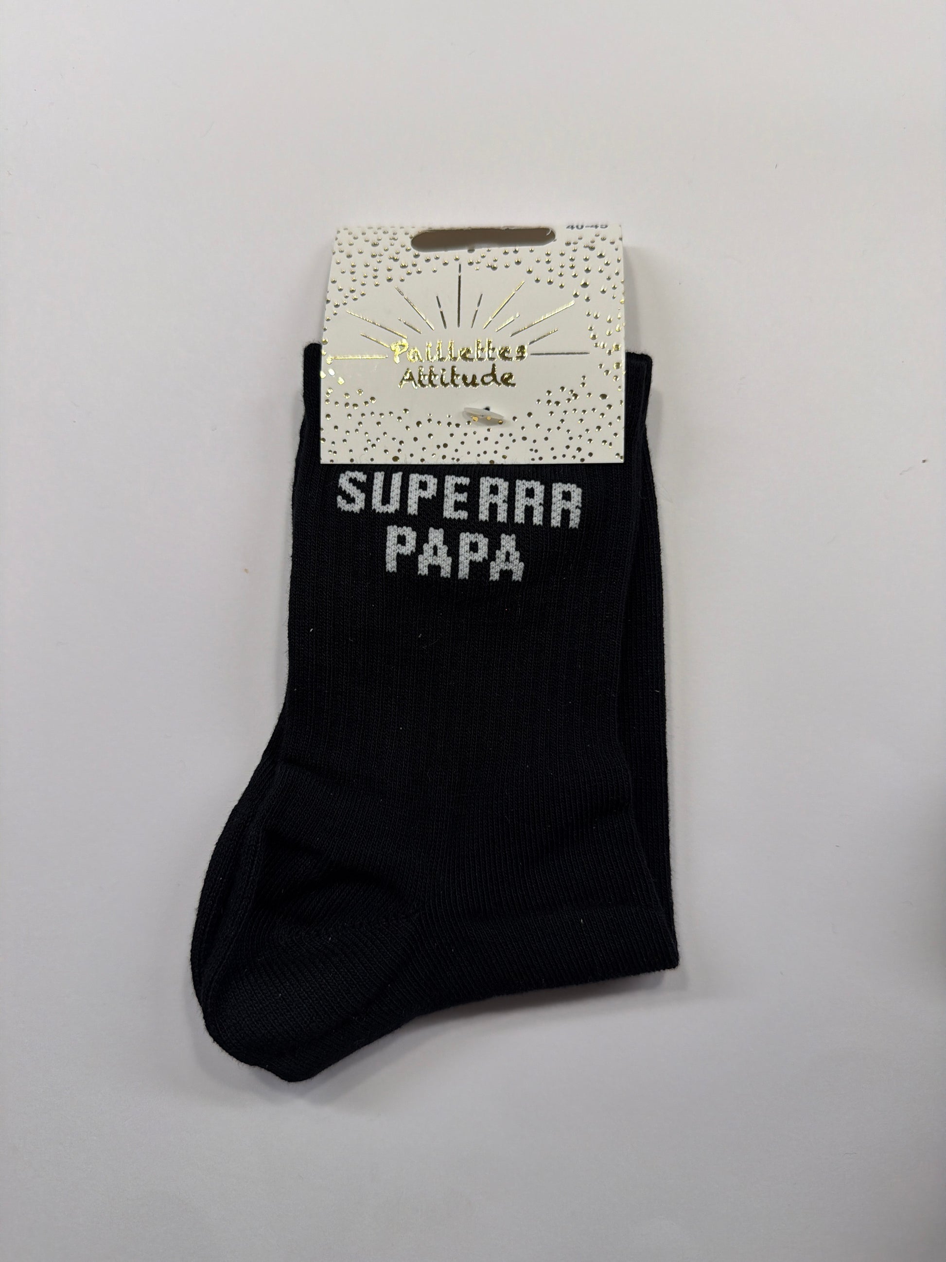 Chaussette de ville homme 40-45 SUPERRR PAPA