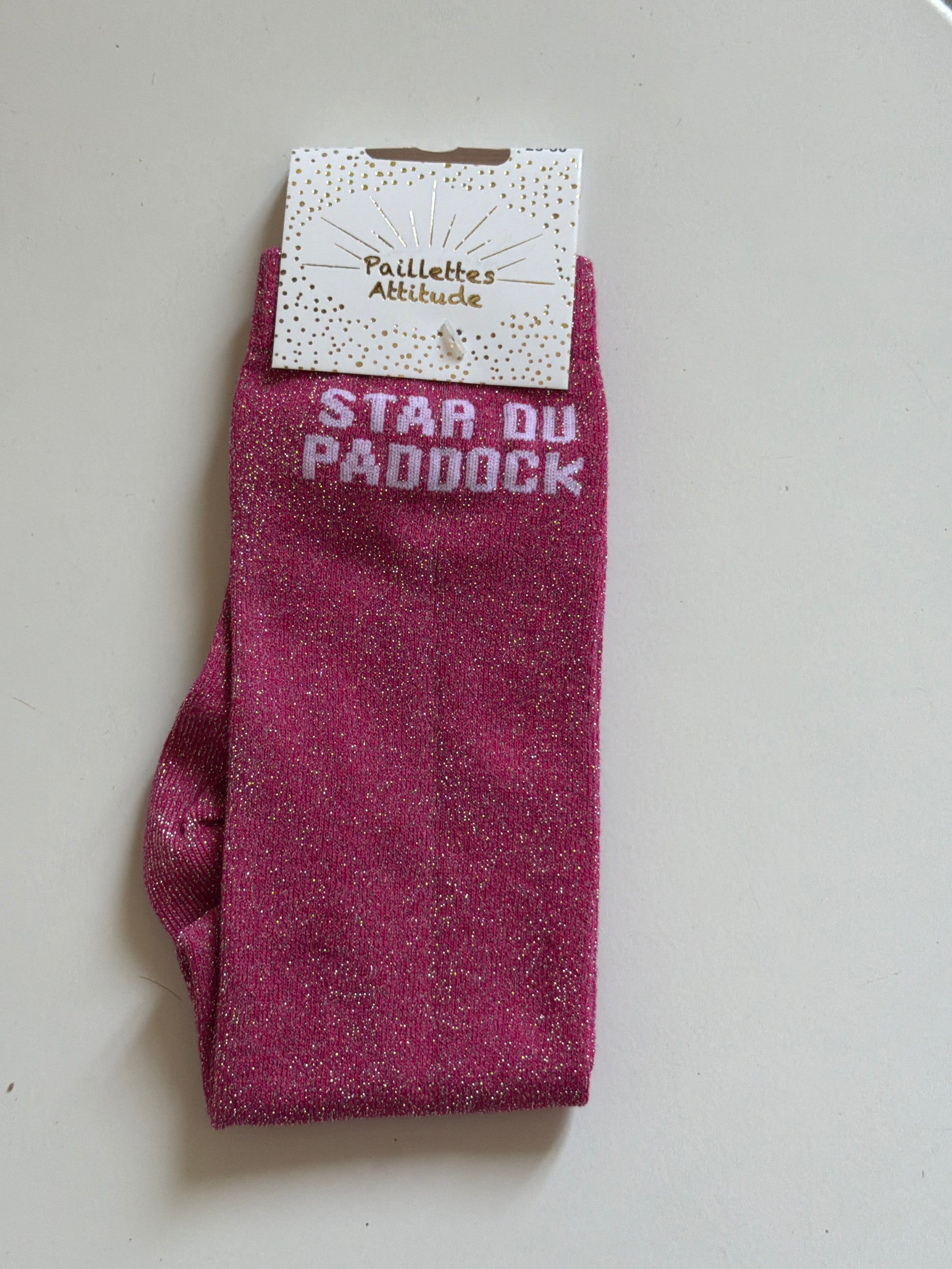Chaussette pailletée équitation 25-30 STAR DU PADDOCK