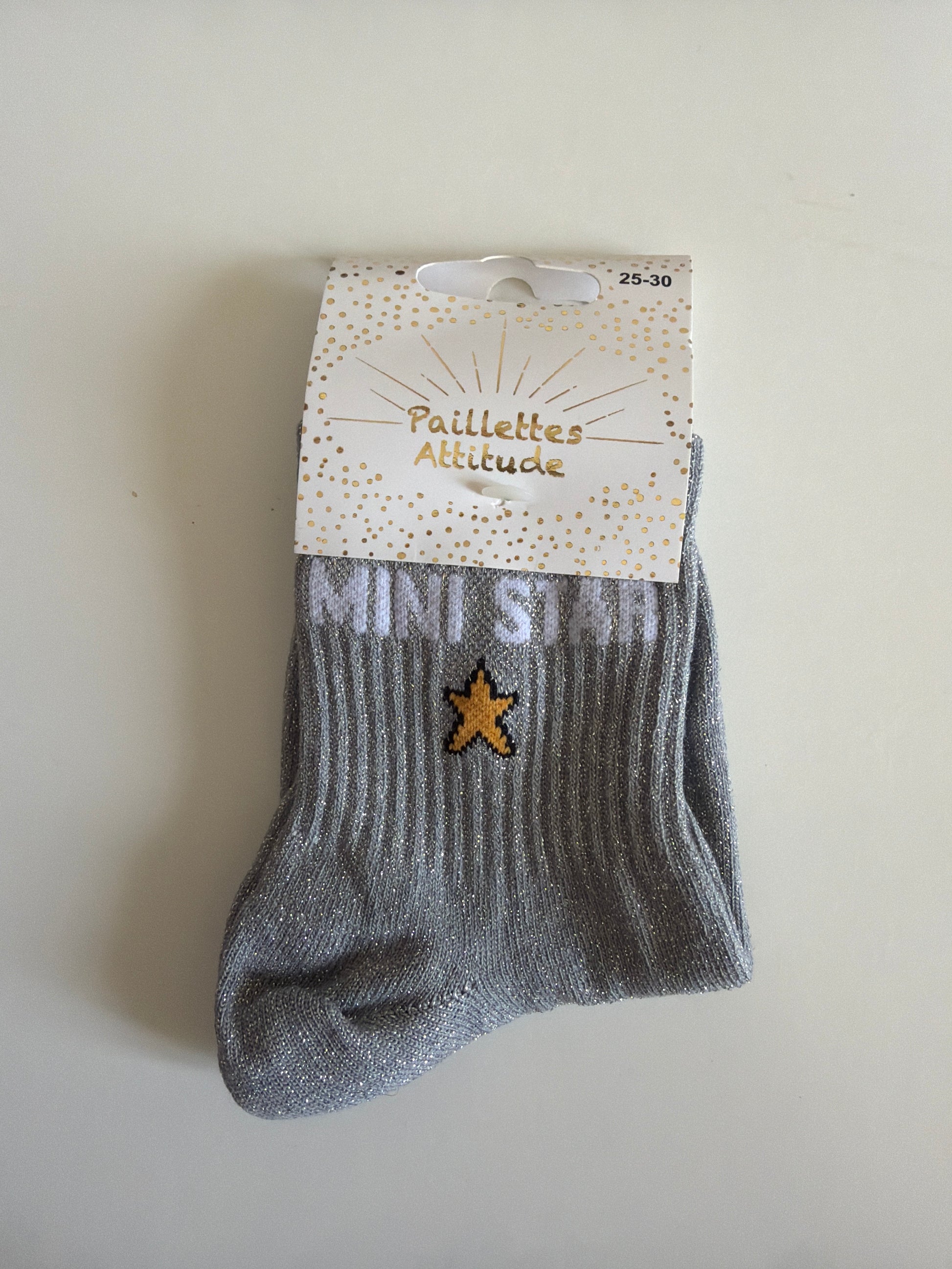 Chaussette de ville pailletée 25-30