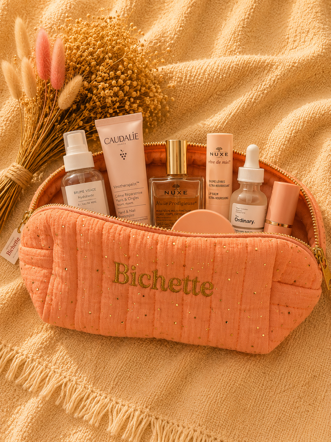 Trousse de toilette gaze de coton