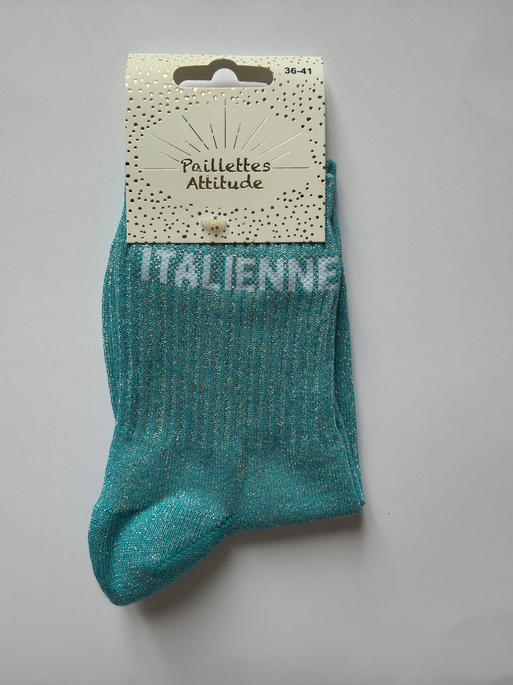 Chaussette de ville pailletée 36-41 ITALIENNE