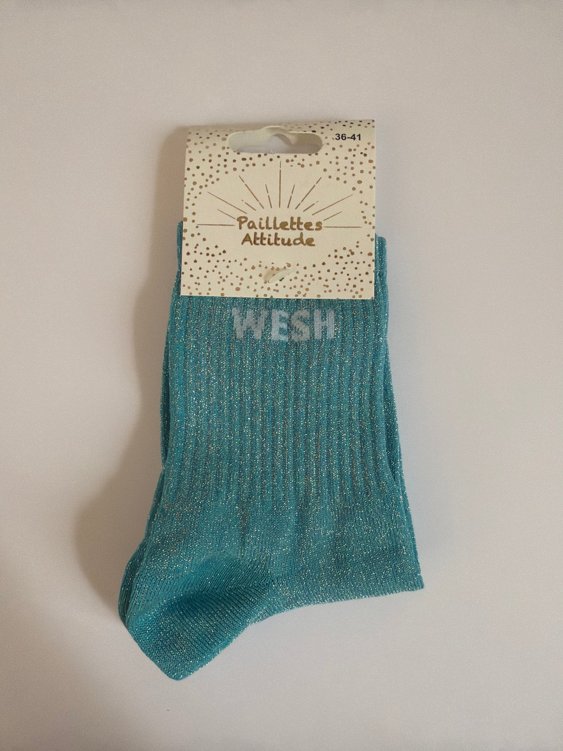 Chaussette de ville pailletée 36-41 WESH
