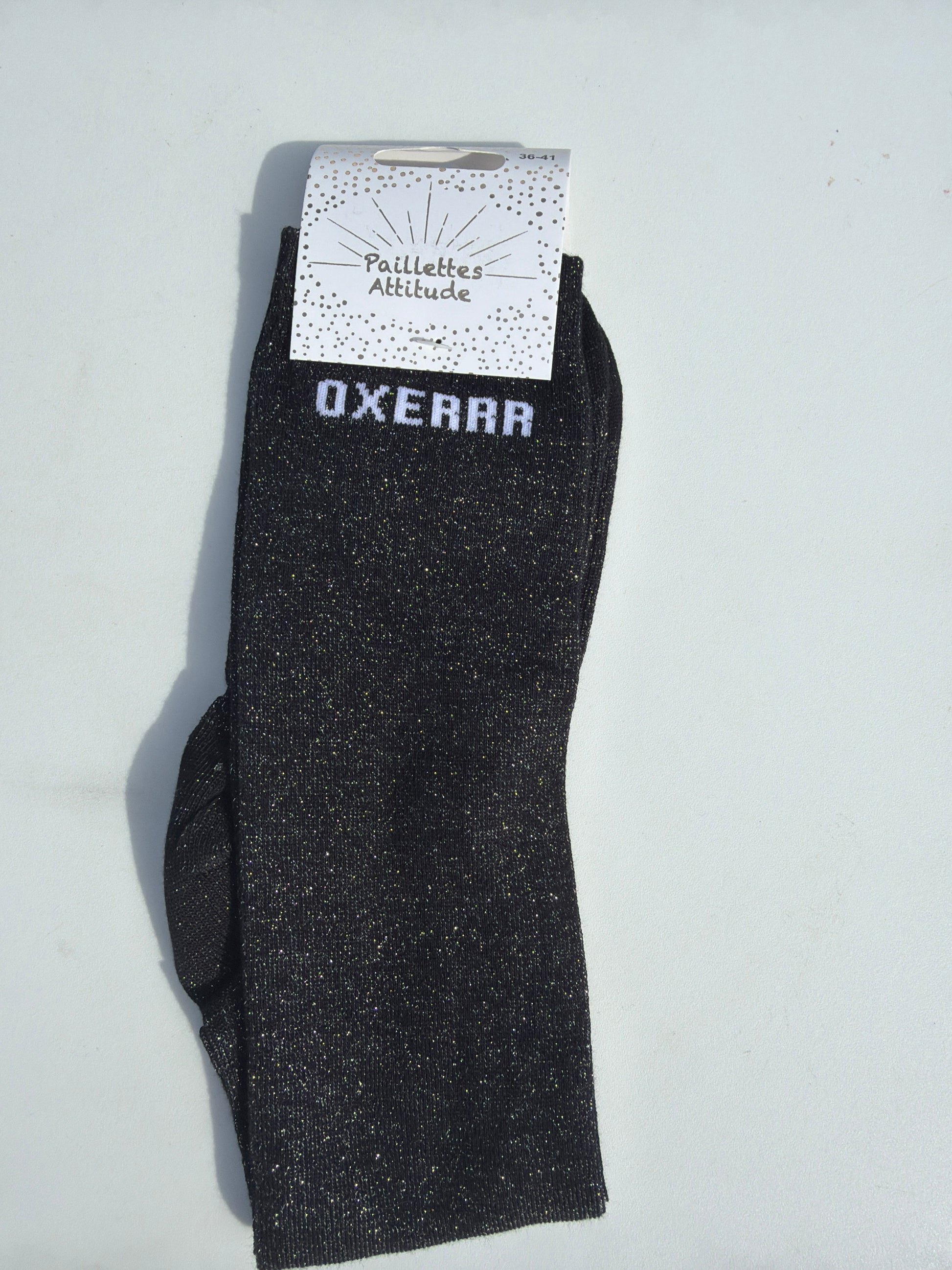 Chaussette pailletée équitation 36-41 OXERRRR