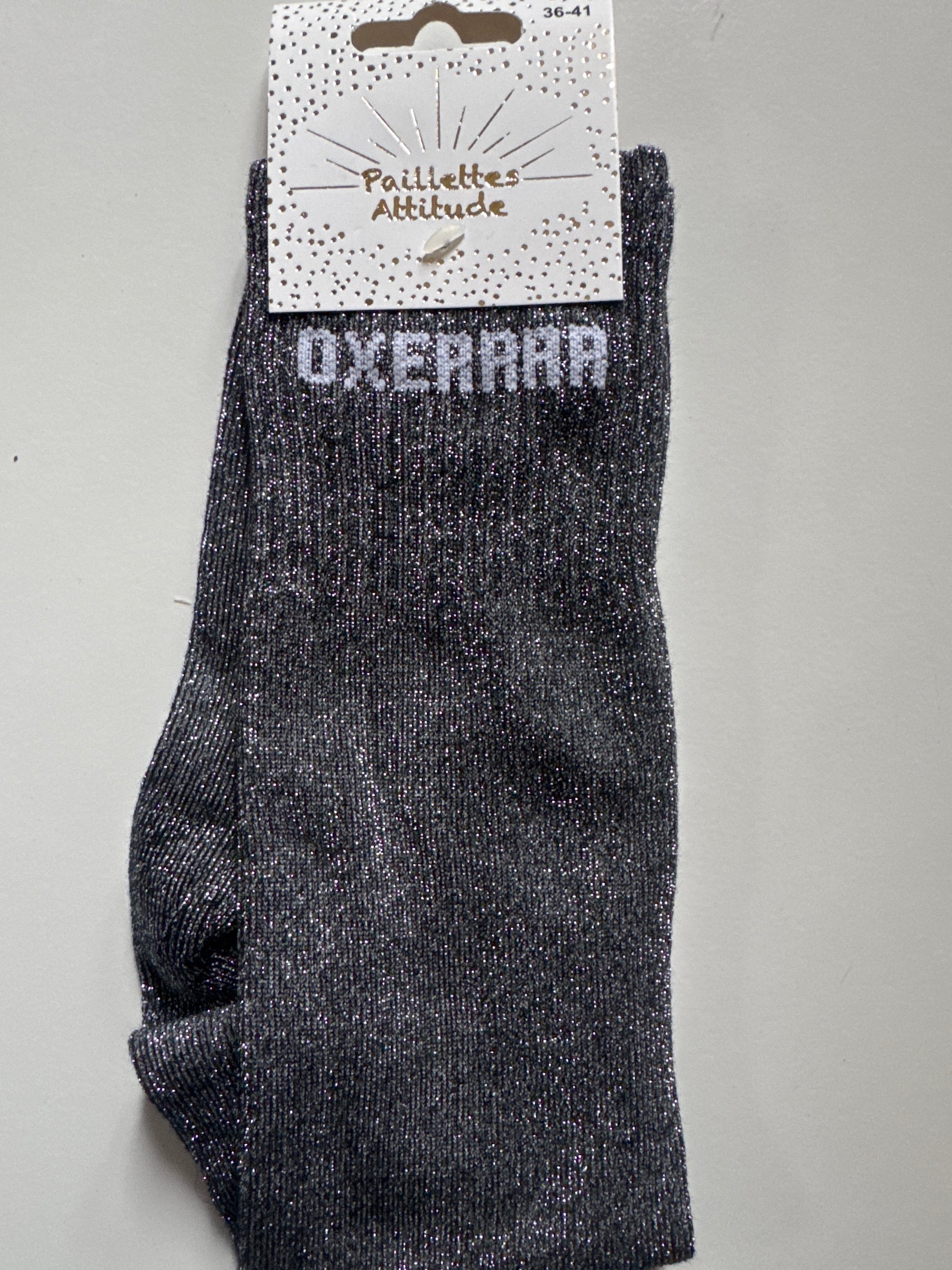 chaussette pailleté équitation OXERRRR 36/41