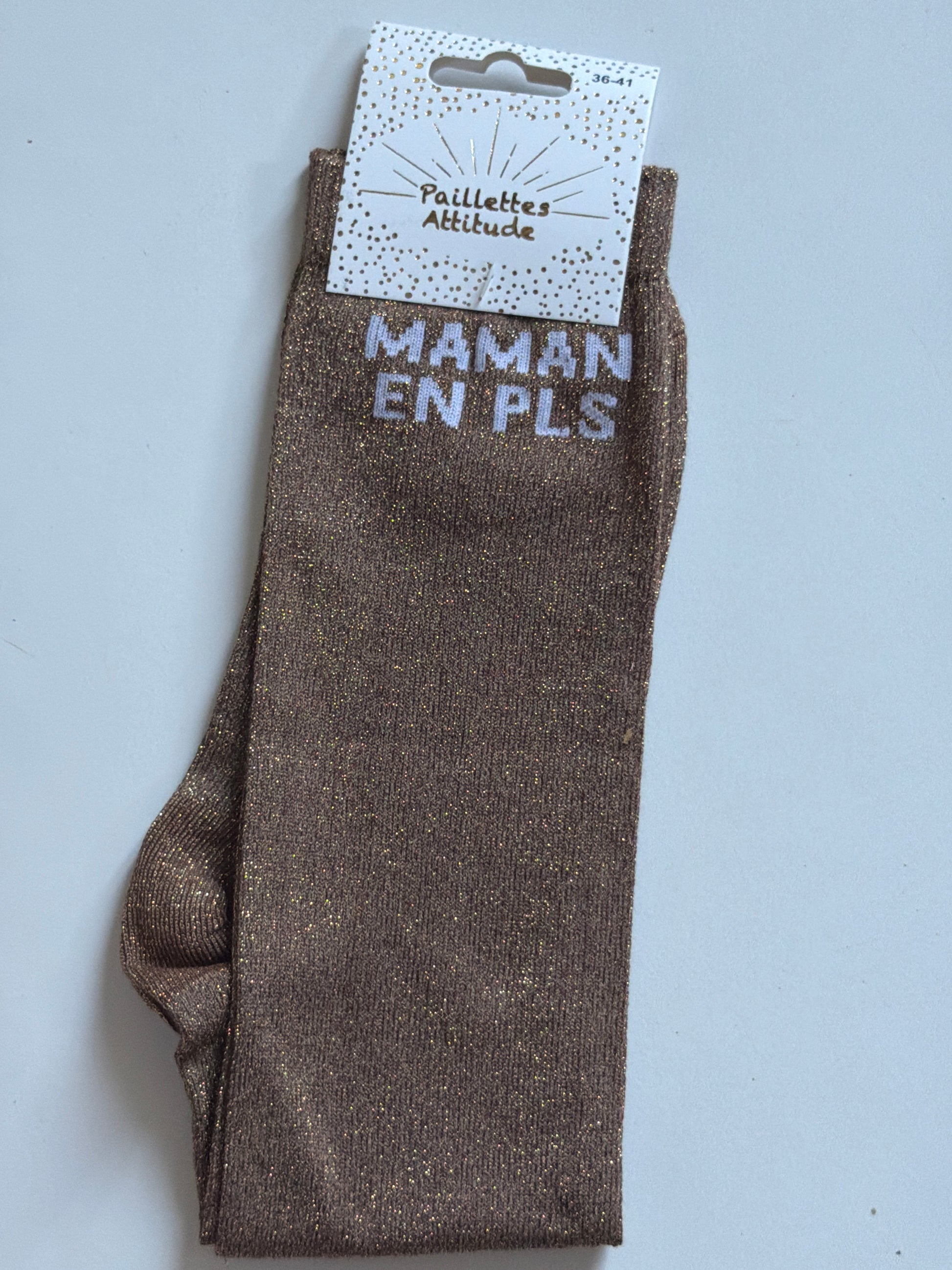 Chaussette pailletée équitation 36-41 MAMAN EN PLS