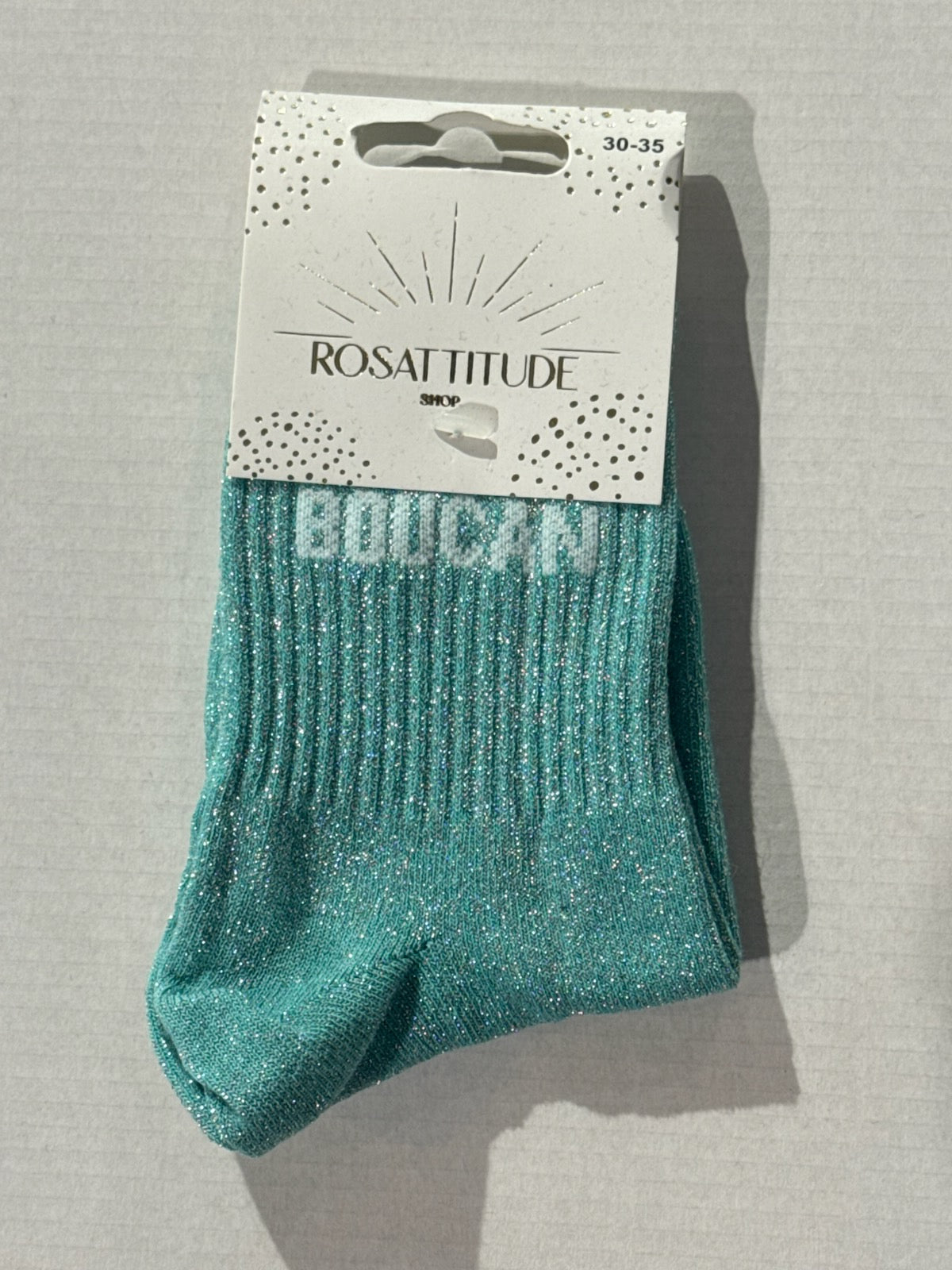 Chaussettes Bleu Pailletée « Boucan »