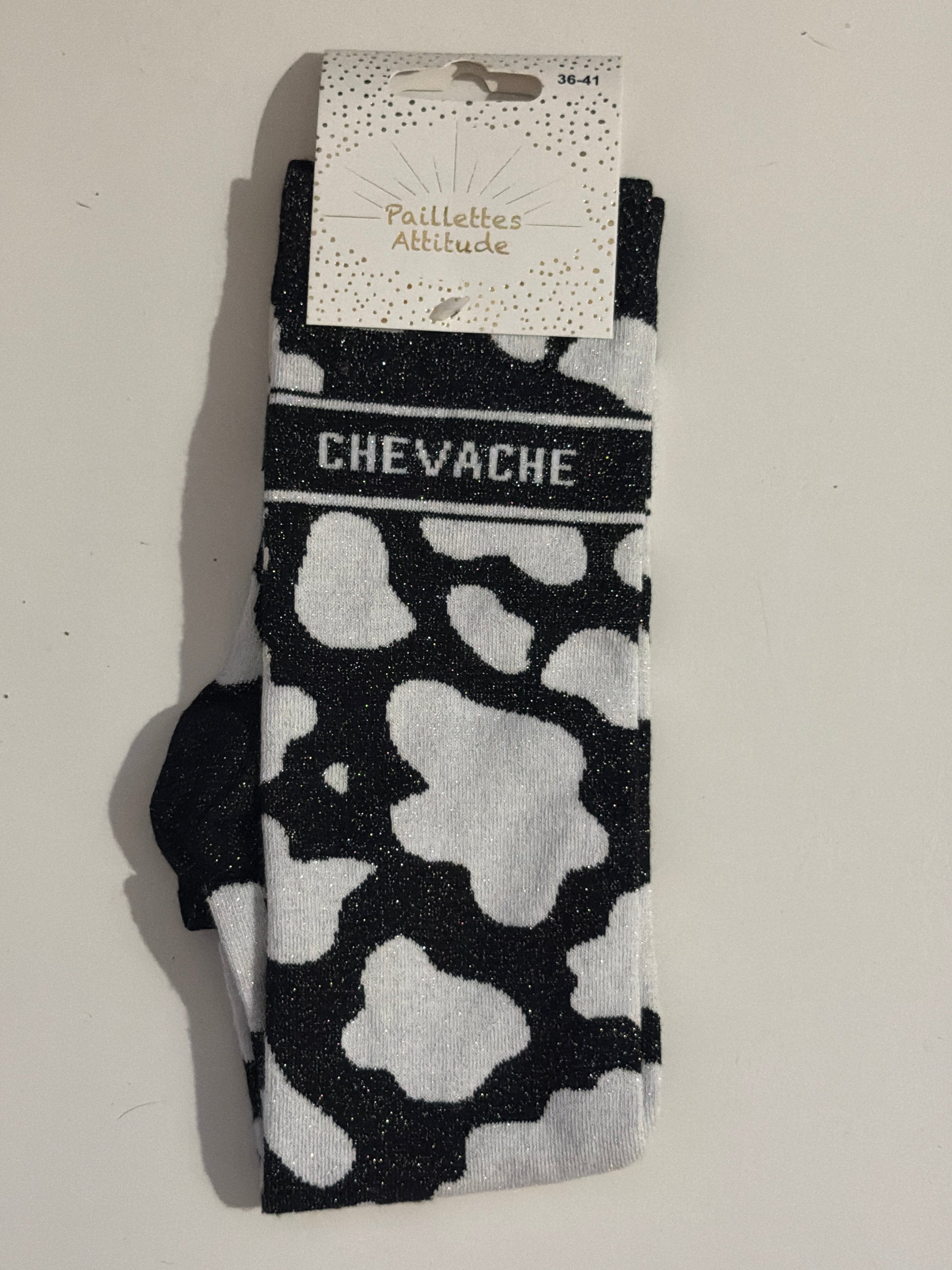 Chaussette équitation pailletée 36-41 CHEVACHE