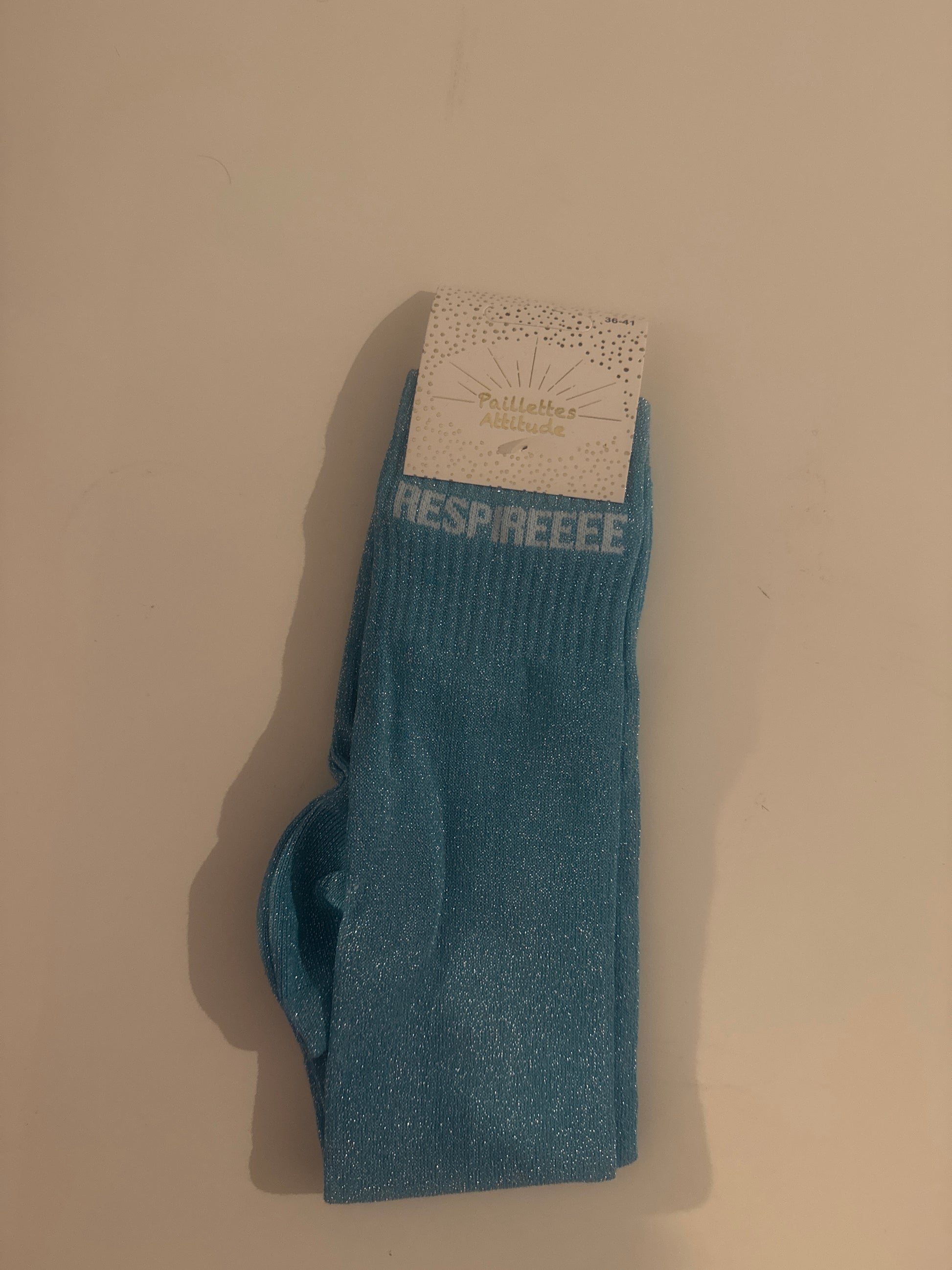 chaussette pailletée RESPIREEEE !  36/41