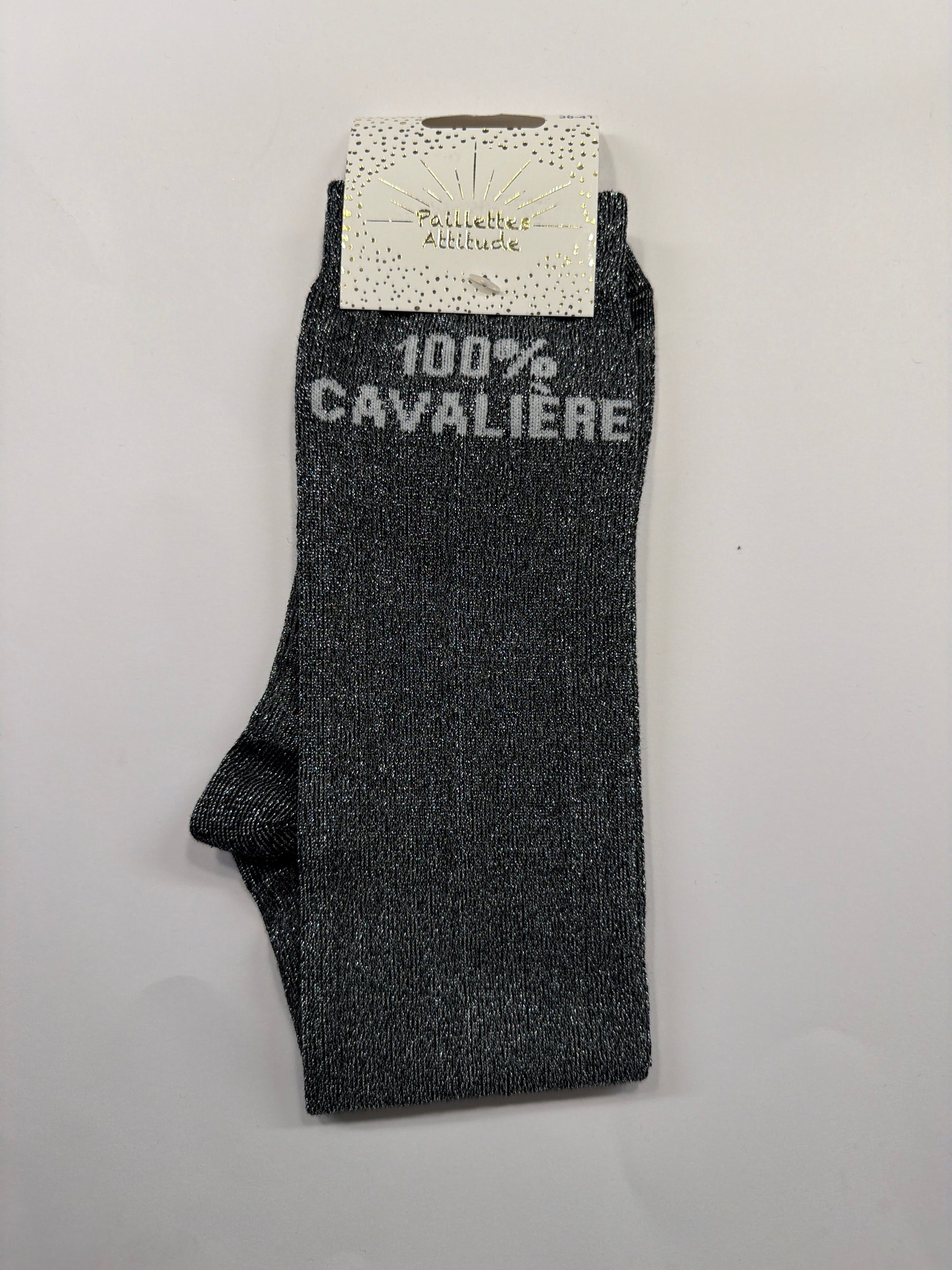 Chaussette pailletée équitation 36-41 - 100% CAVALIÈRE