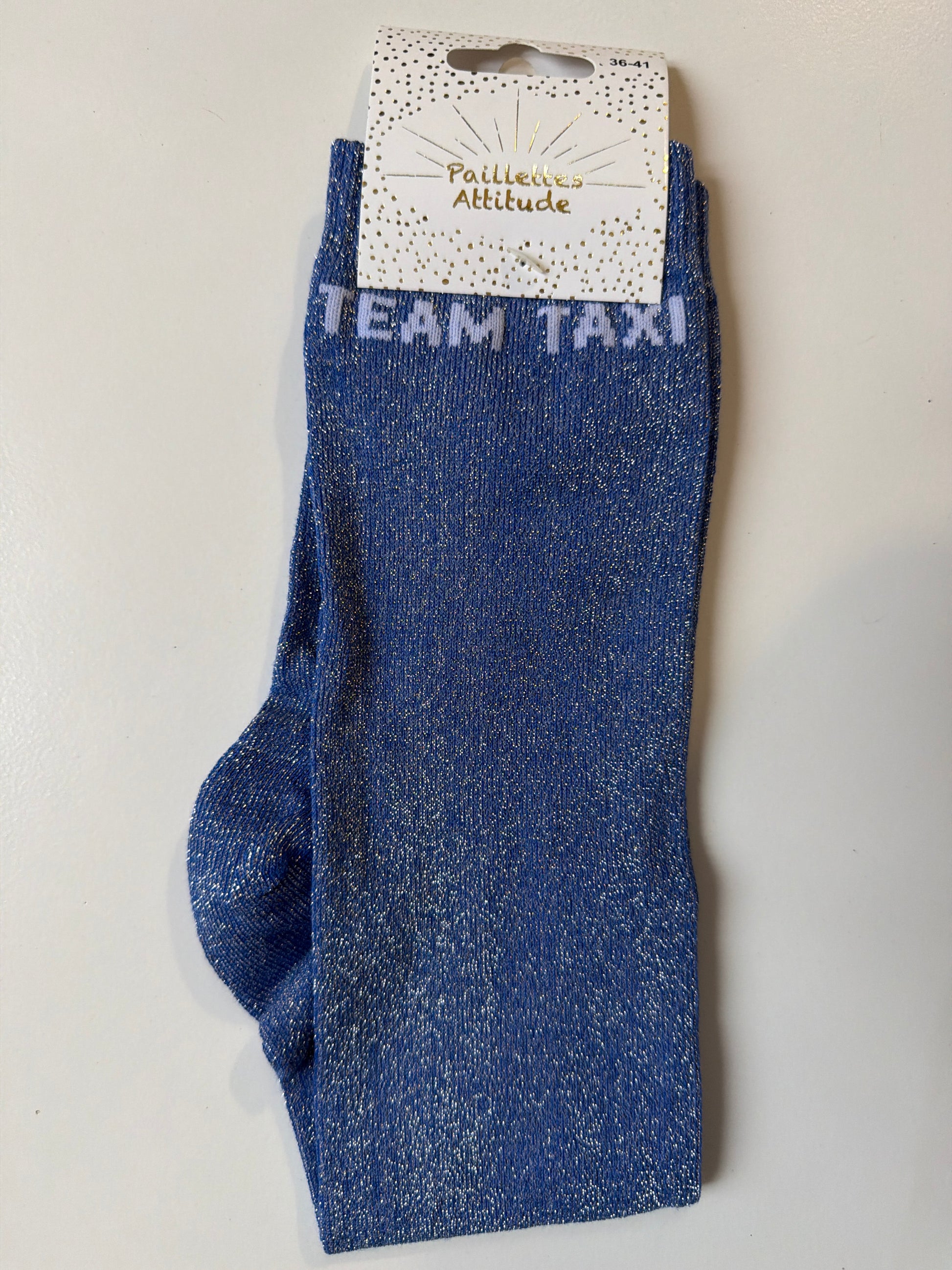 Chaussettes pailletée équitation 36-41 TEAM TAXI