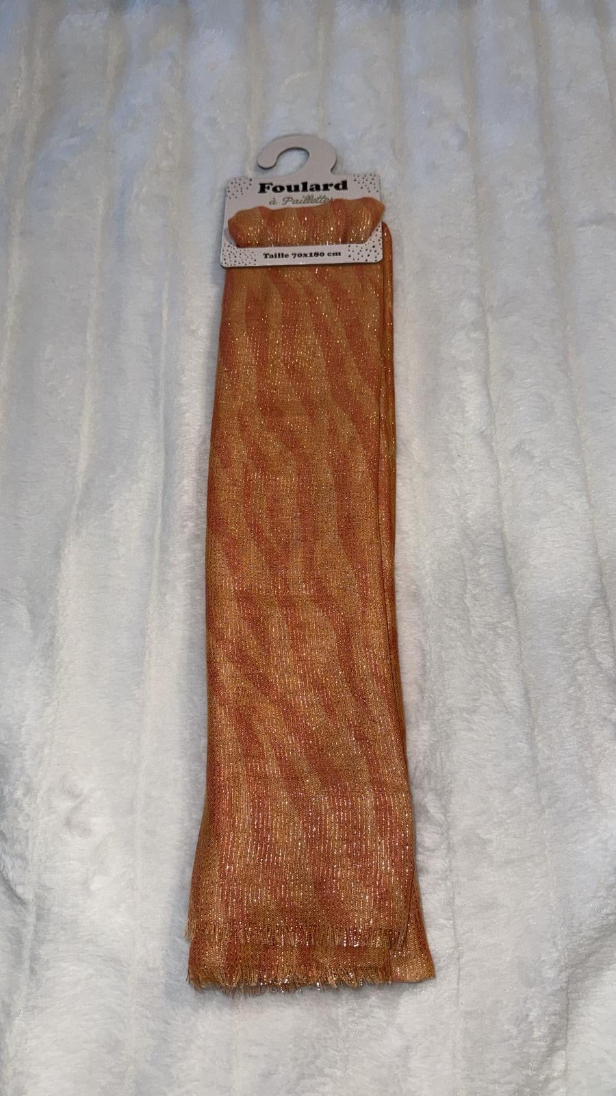 ✨ Foulards à Paillettes – Imprimés Tendance ✨