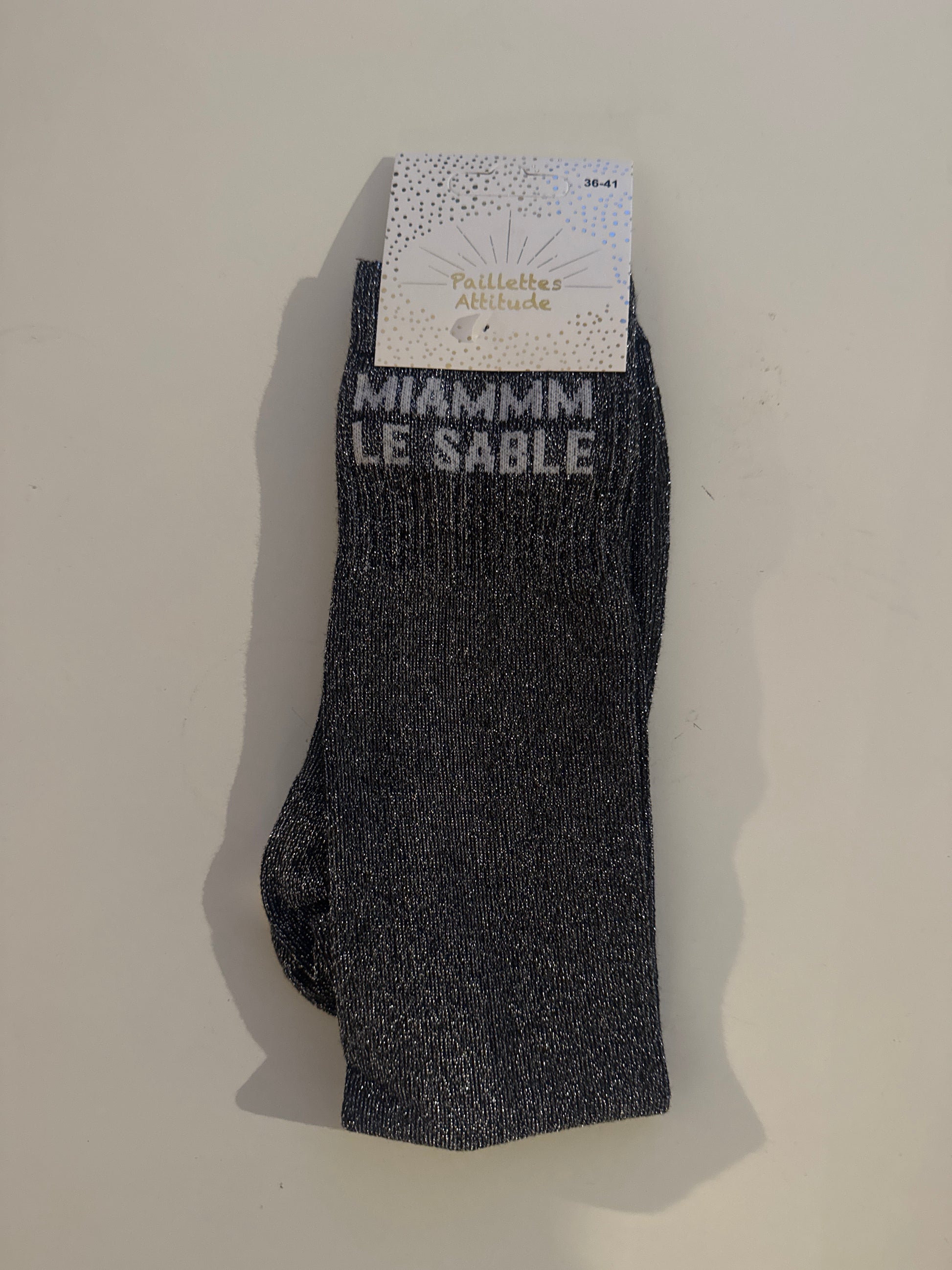 chaussette pailletée MIAMMM
LE SABLE 36/41