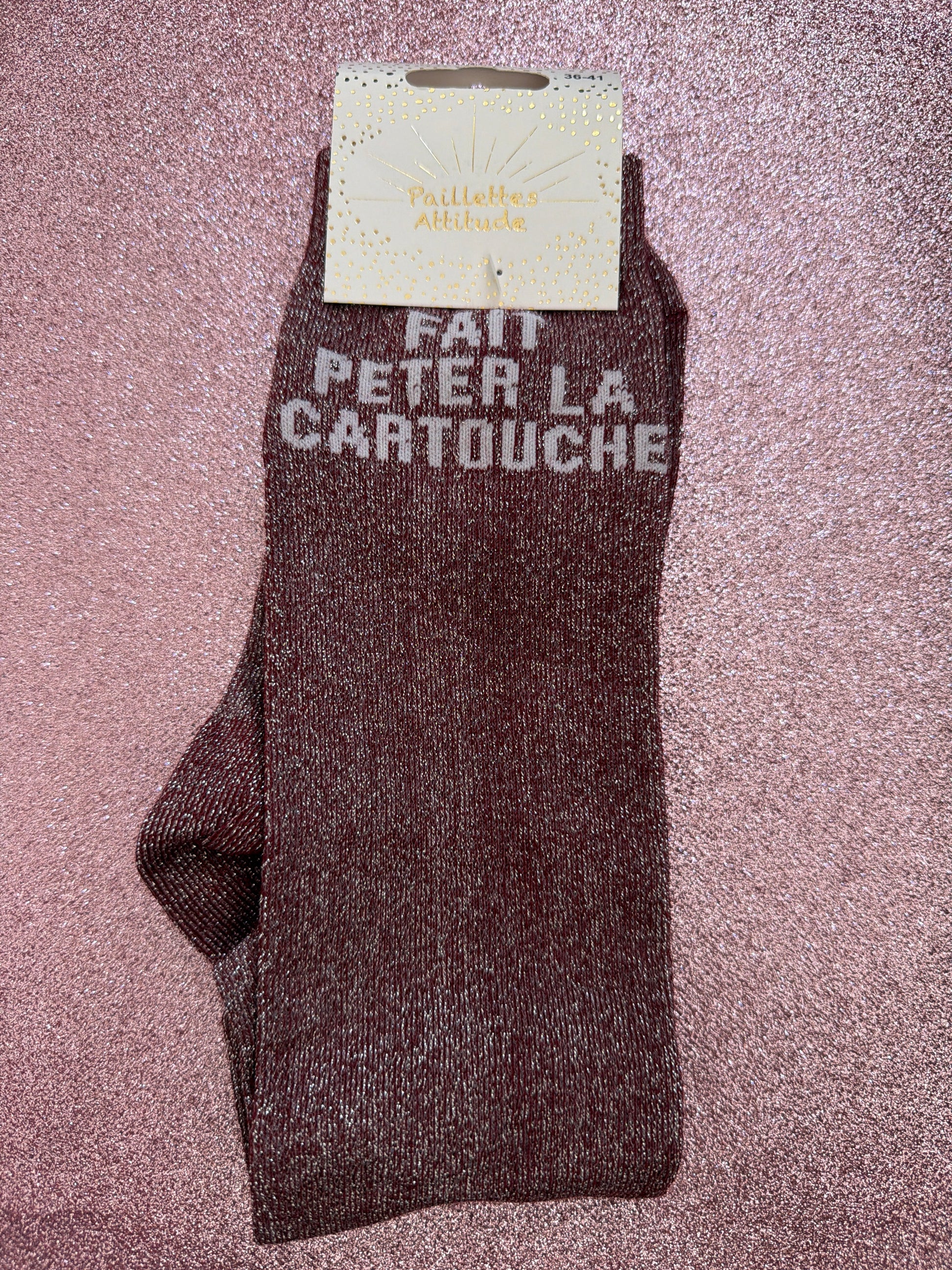 Chaussette FAIT PÉTER LA CARTOUCHE 36/41