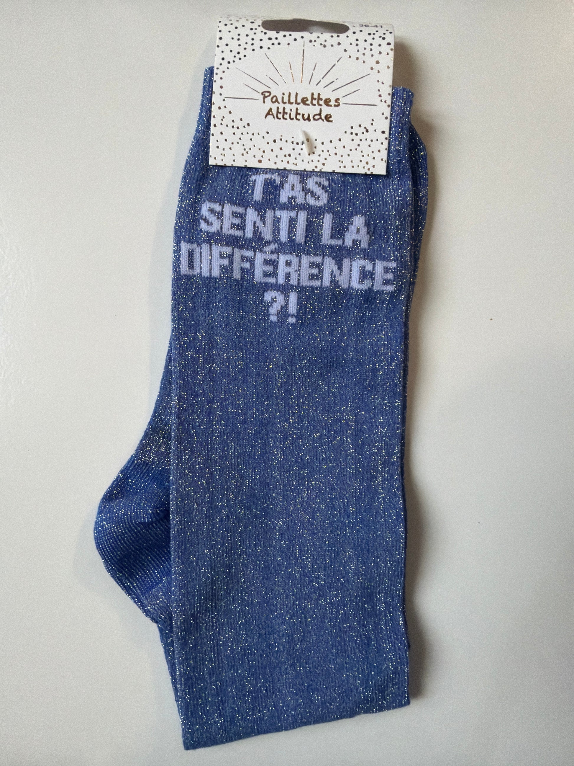 Chaussette pailletée équitation 36-41 T’AS SENTI LA DIFFÉRENCE ?!