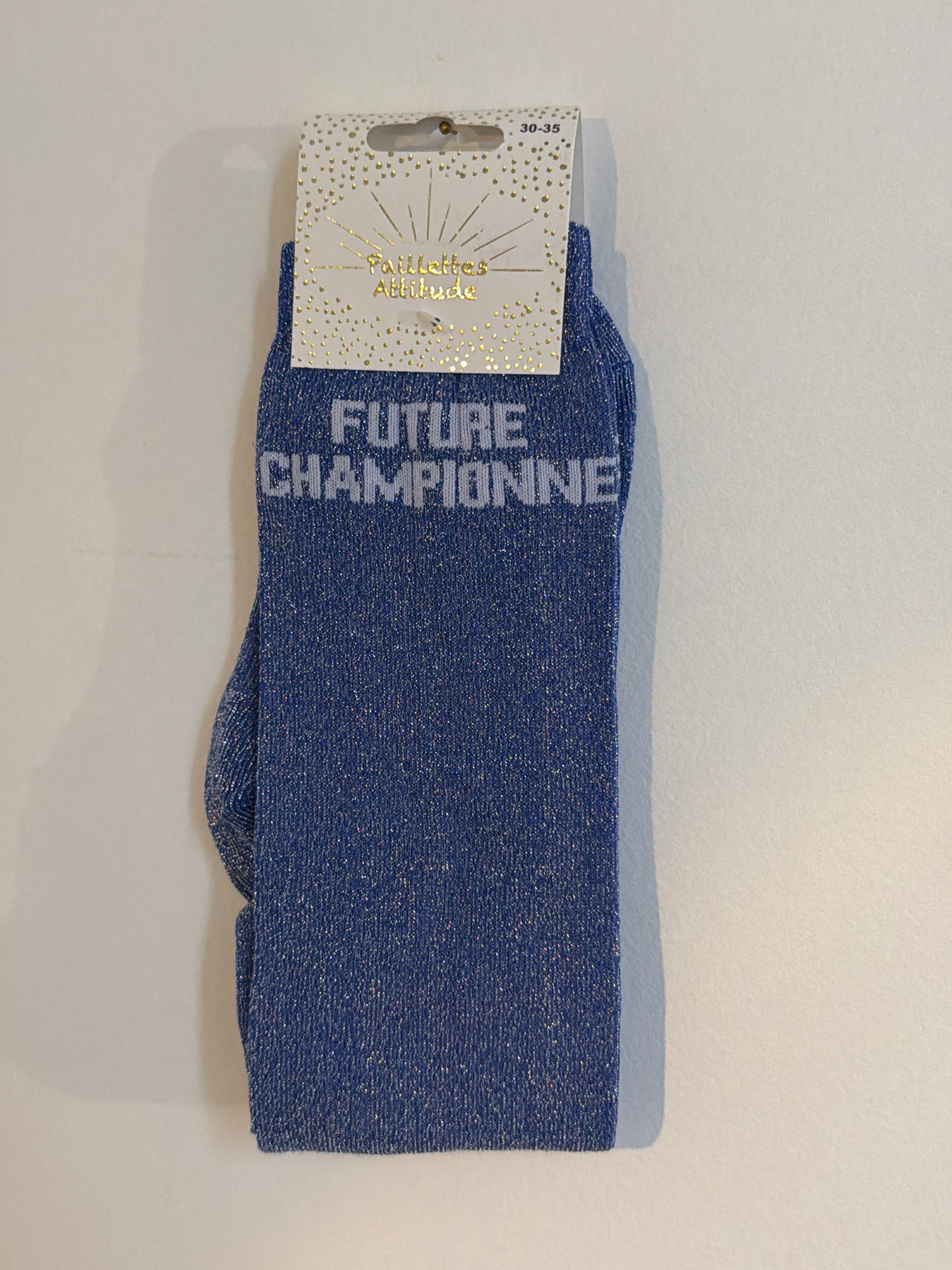 Chaussette équitation pailletée 30-35 FUTURE CHAMPIONNE