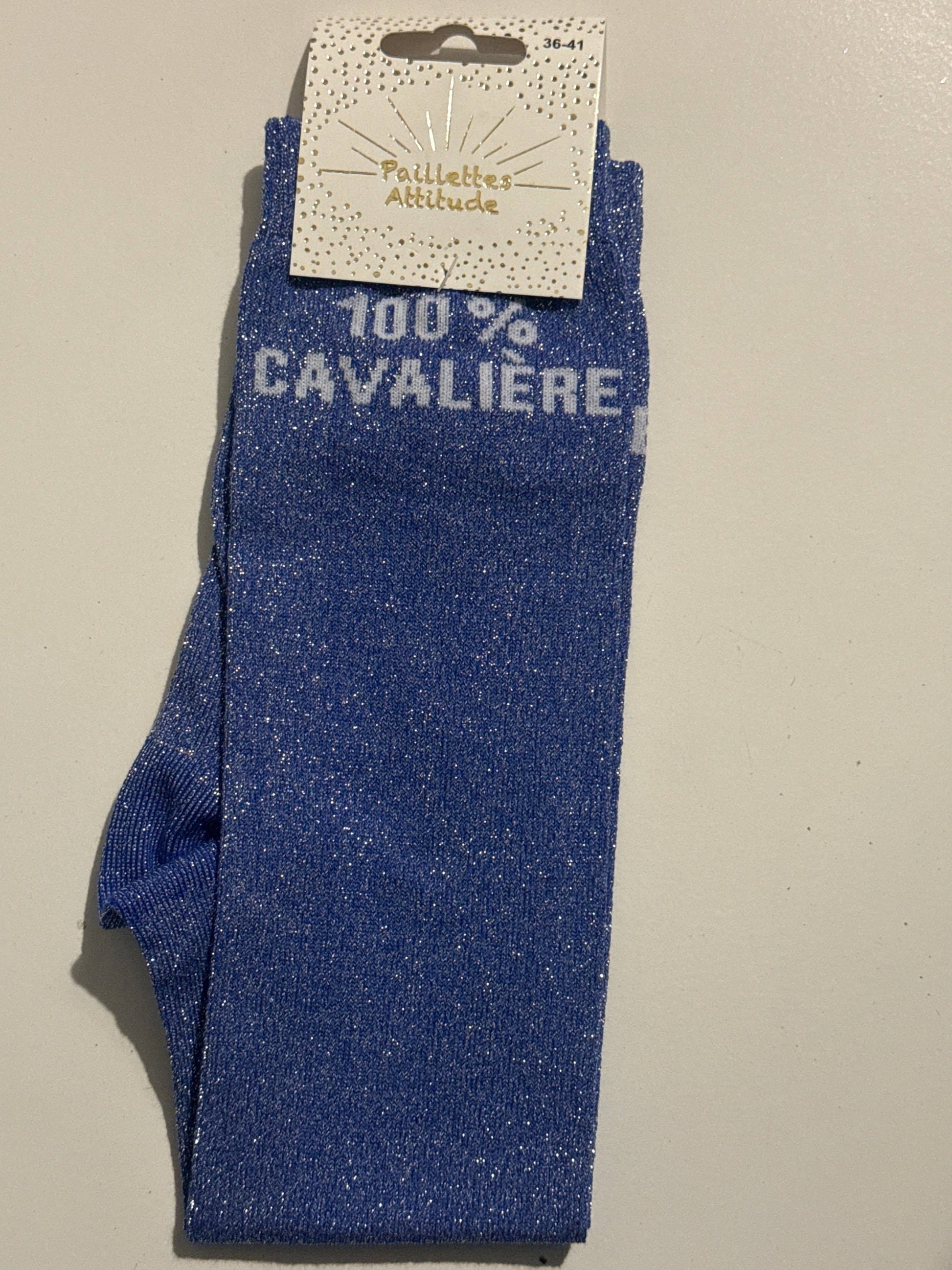 Chaussette pailletée équitation 36-41 - 100% CAVALIÈRE