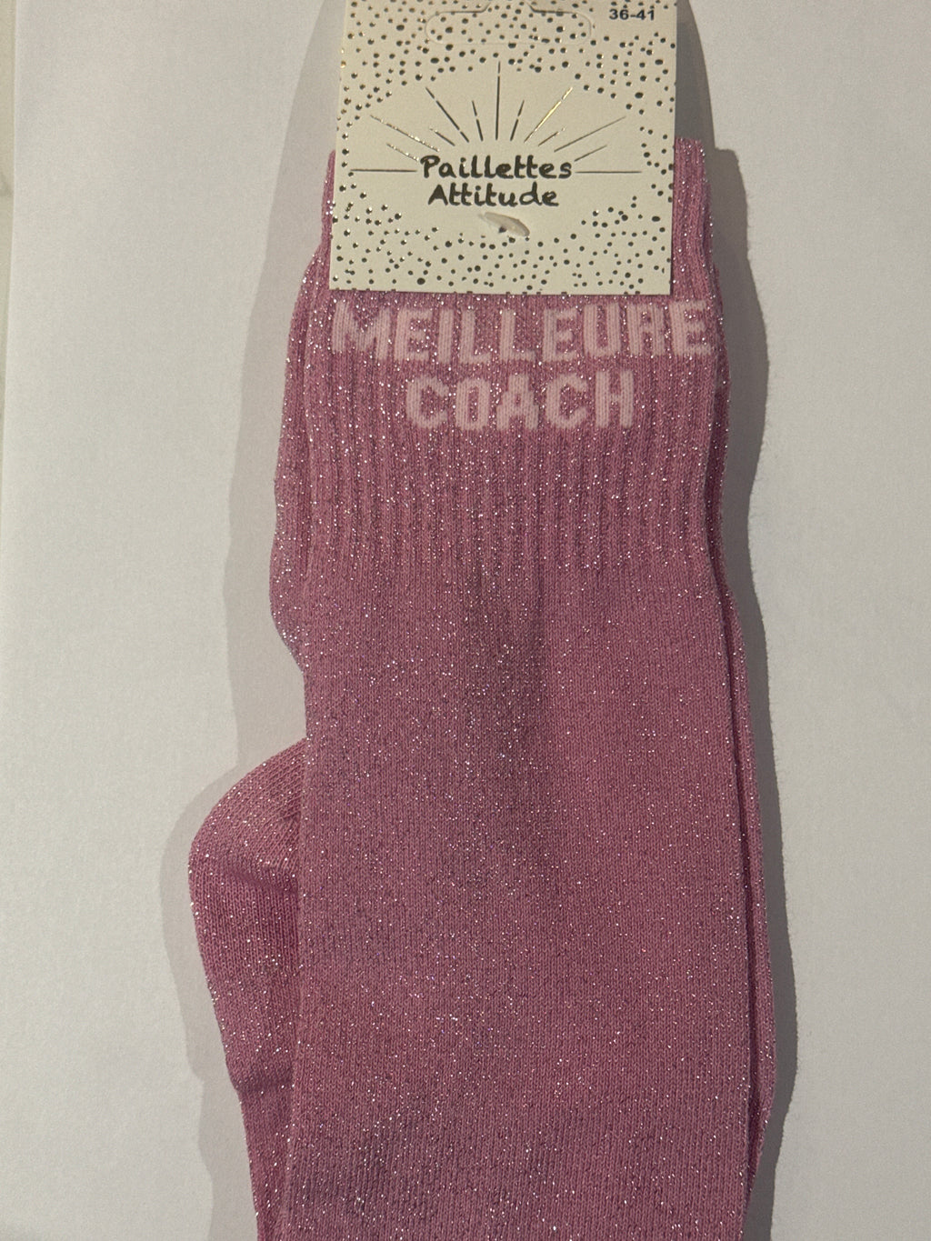 chaussette pailletée équitation MEILLEURE COACH 36/41