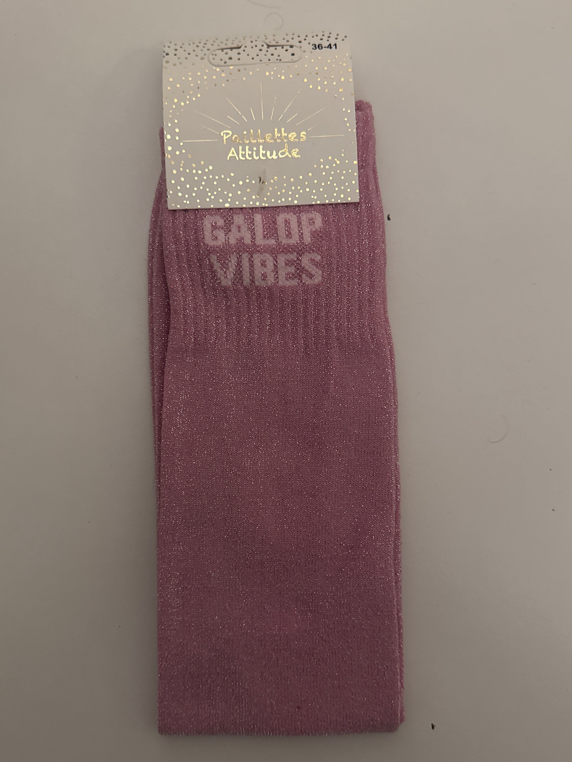 chaussette pailleté GALOP VIBES 36/41