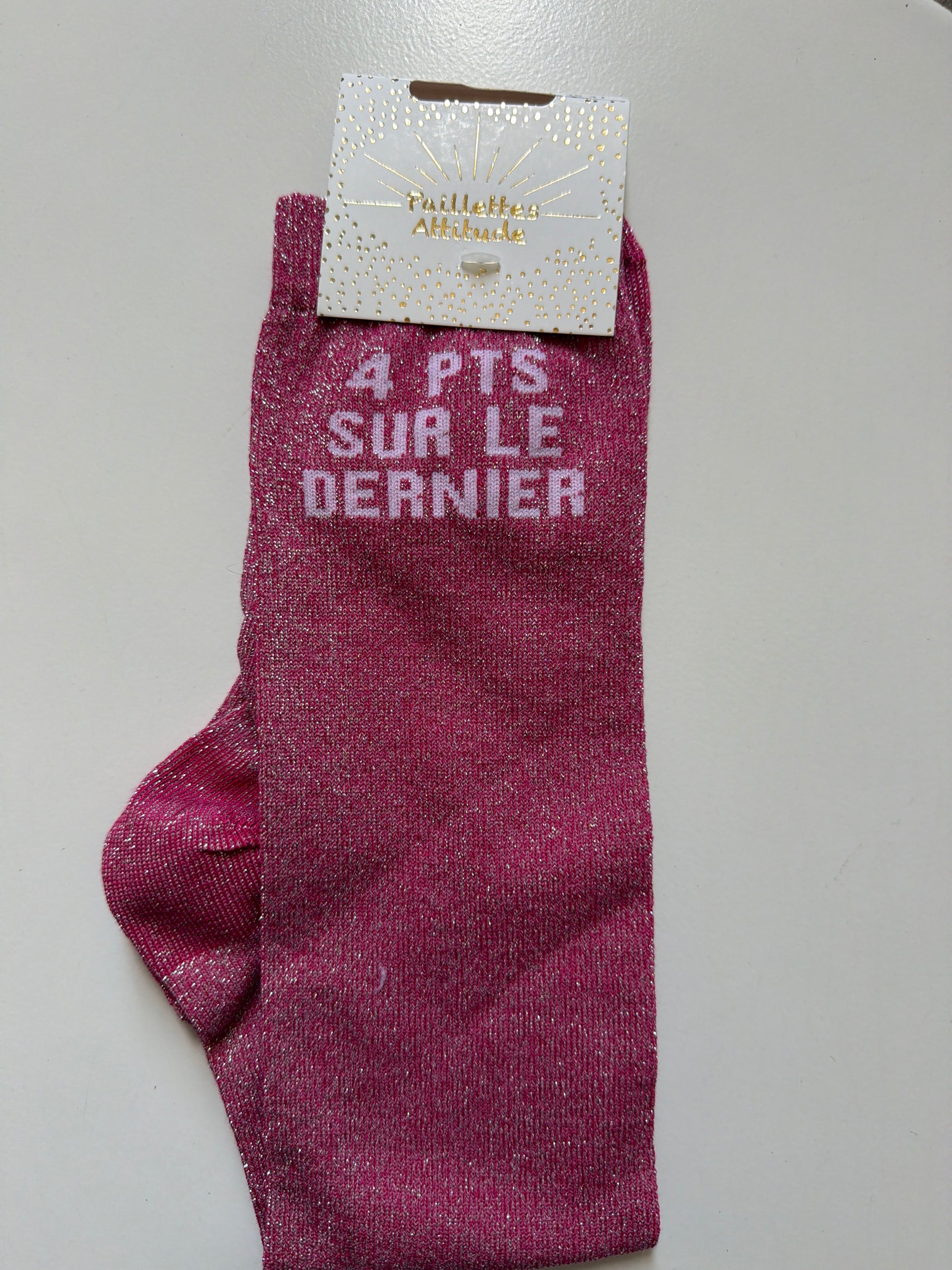 Chaussette pailletée équitation 36-41 - 4 PTS SUR LE DERNIER