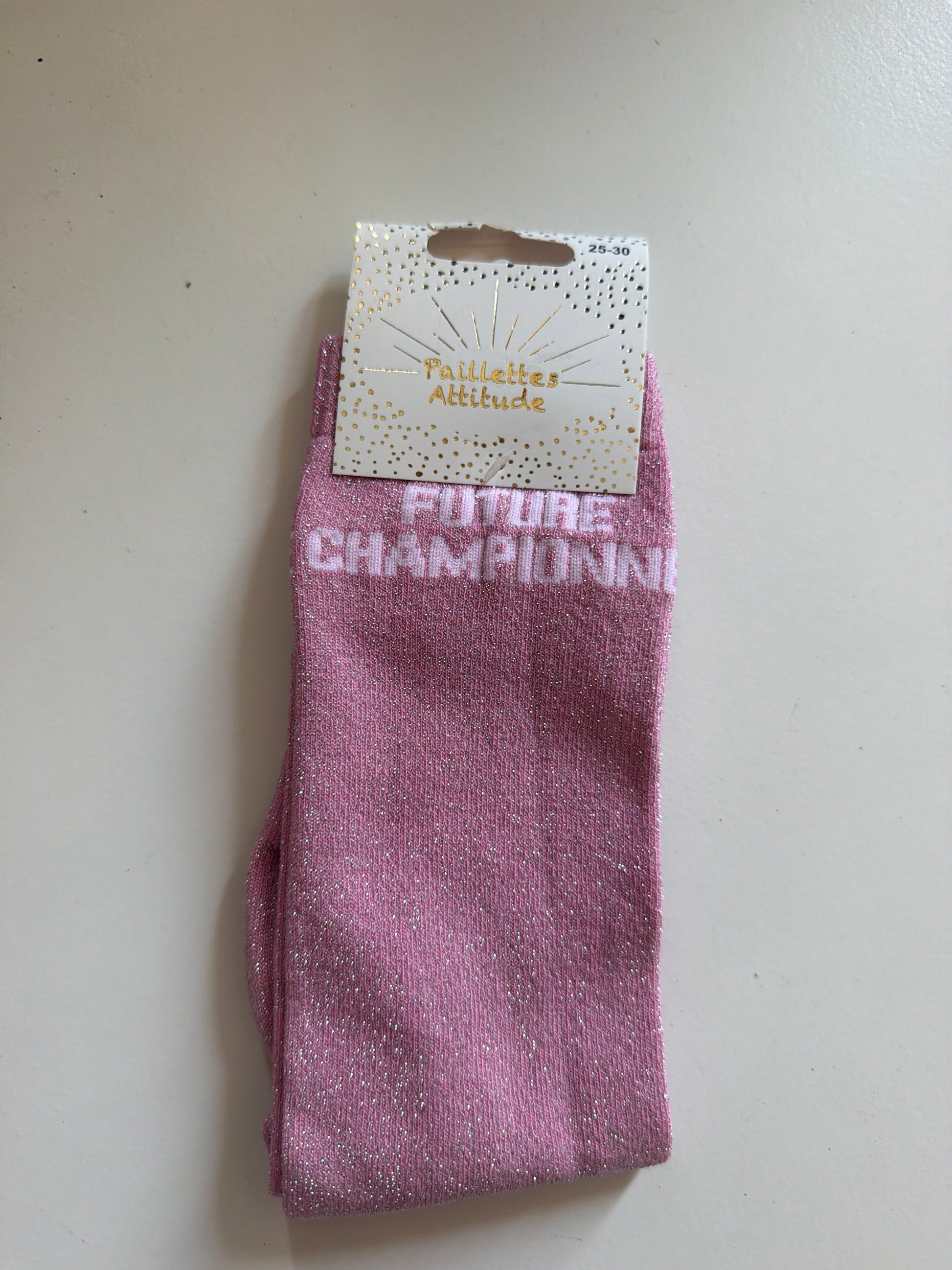 Chaussette équitation pailletée 25-30 FUTURE CHAMPIONNE