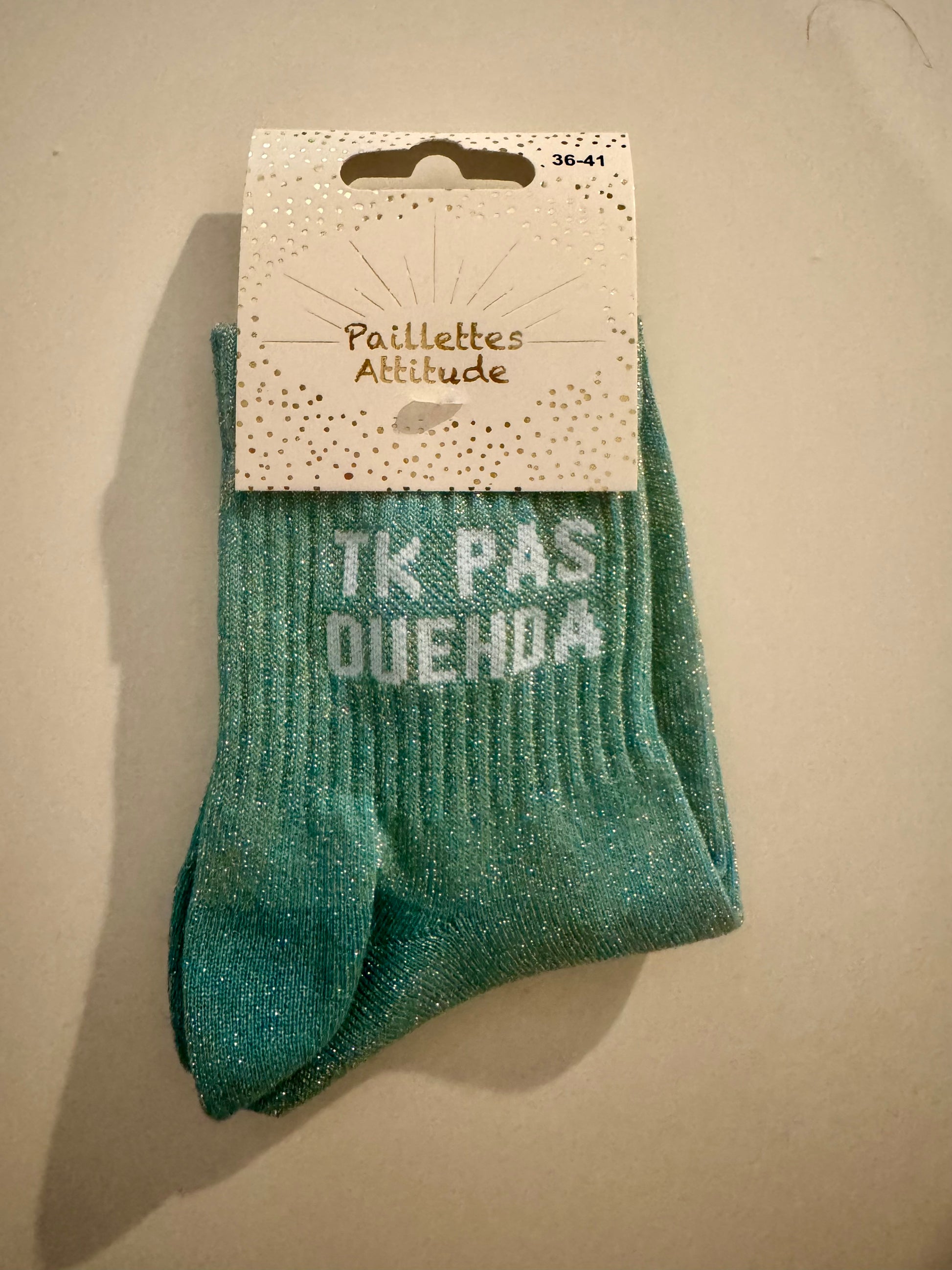 Chaussette pailletée TK PAS OUEHDA 36/41
