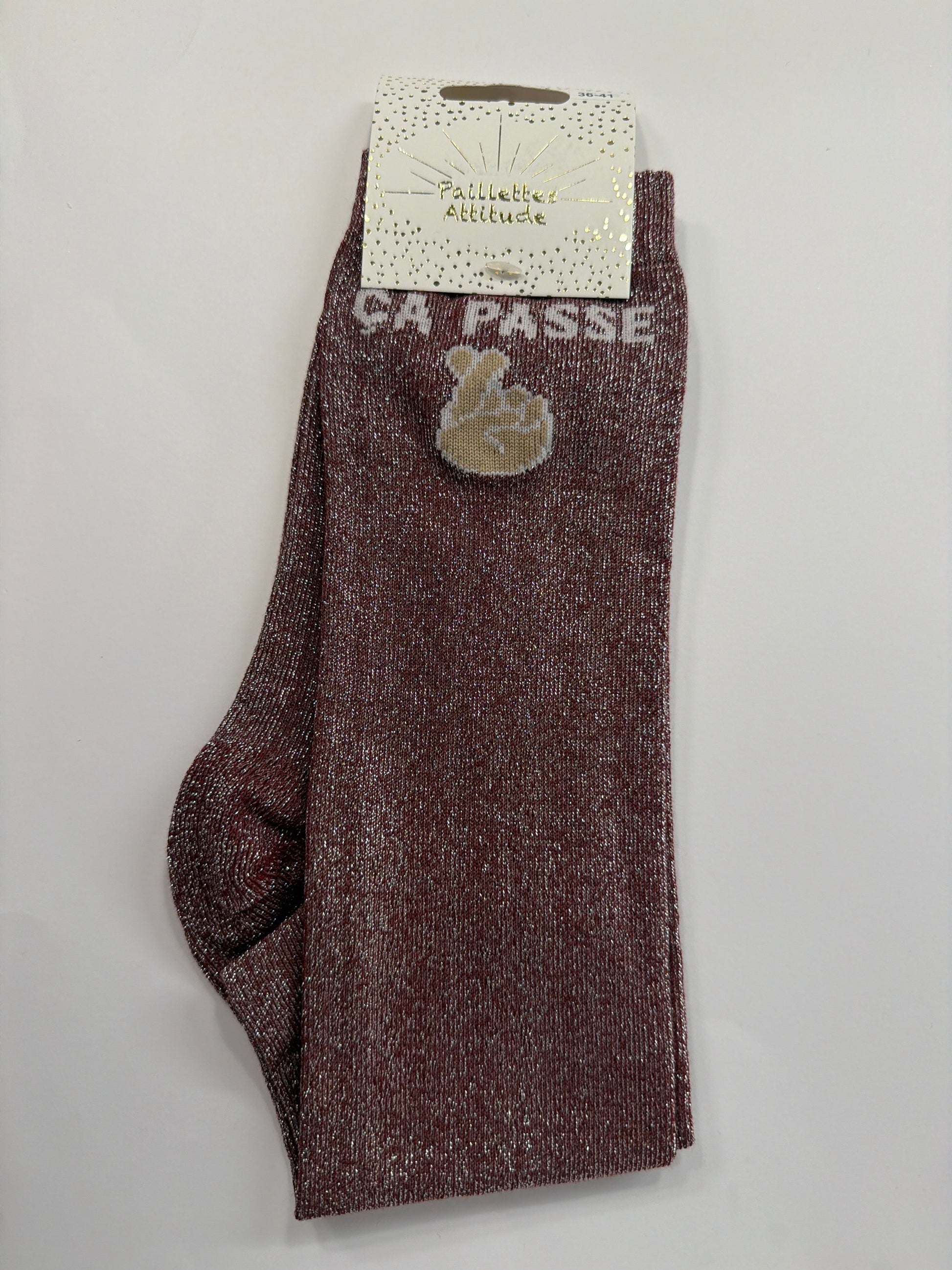 Chaussette équitation pailletée 36-41 ÇA PASSE 🤞🏻