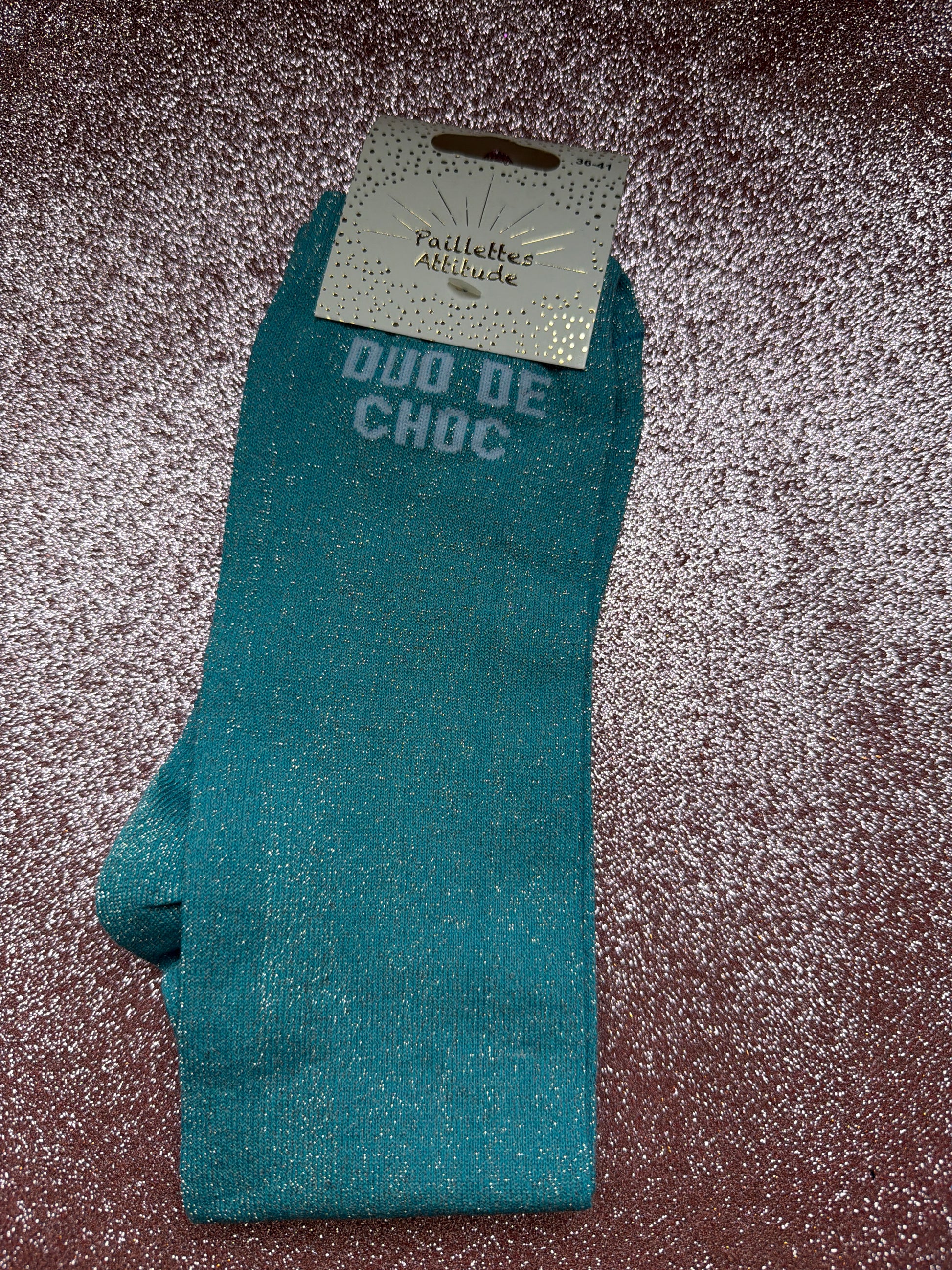 Chaussette pailletée DUO DE CHOC 36/41