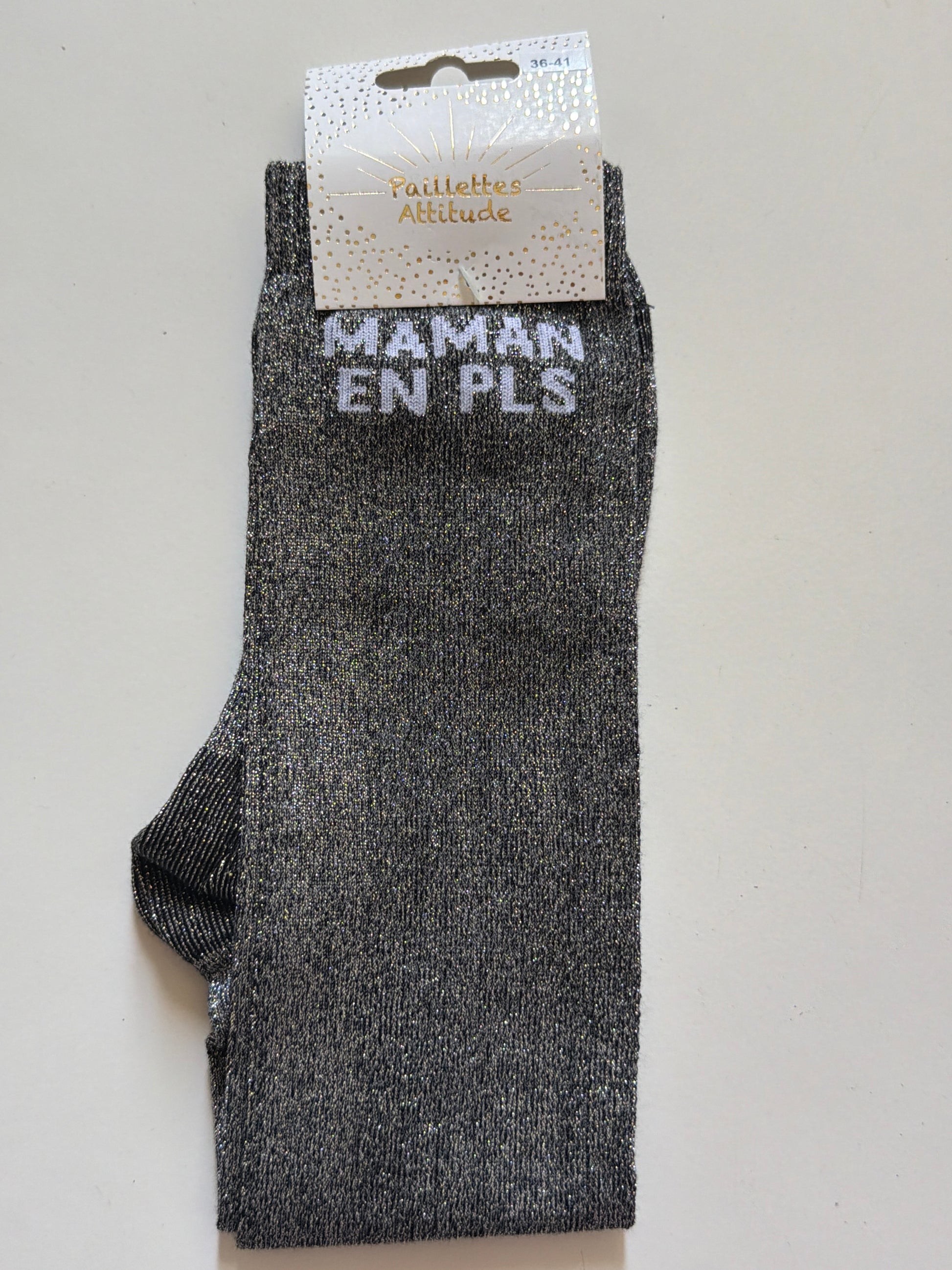 Chaussette pailletée équitation 36-41 MAMAN EN PLS