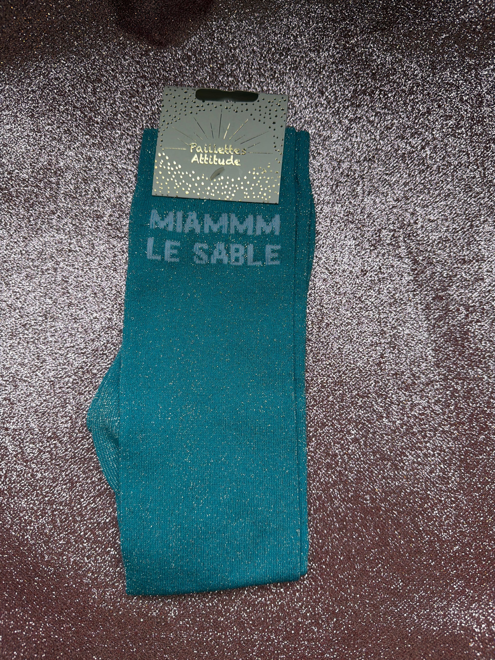 Chaussette pailletée MIAMMM
LE SABLE 36/41