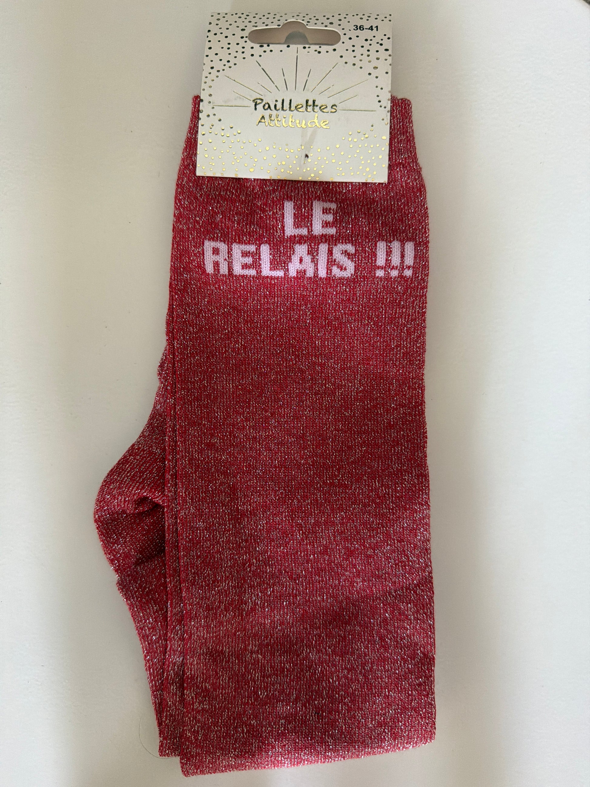 Chaussette équitation pailletée 36-41 LE RELAIS !!!