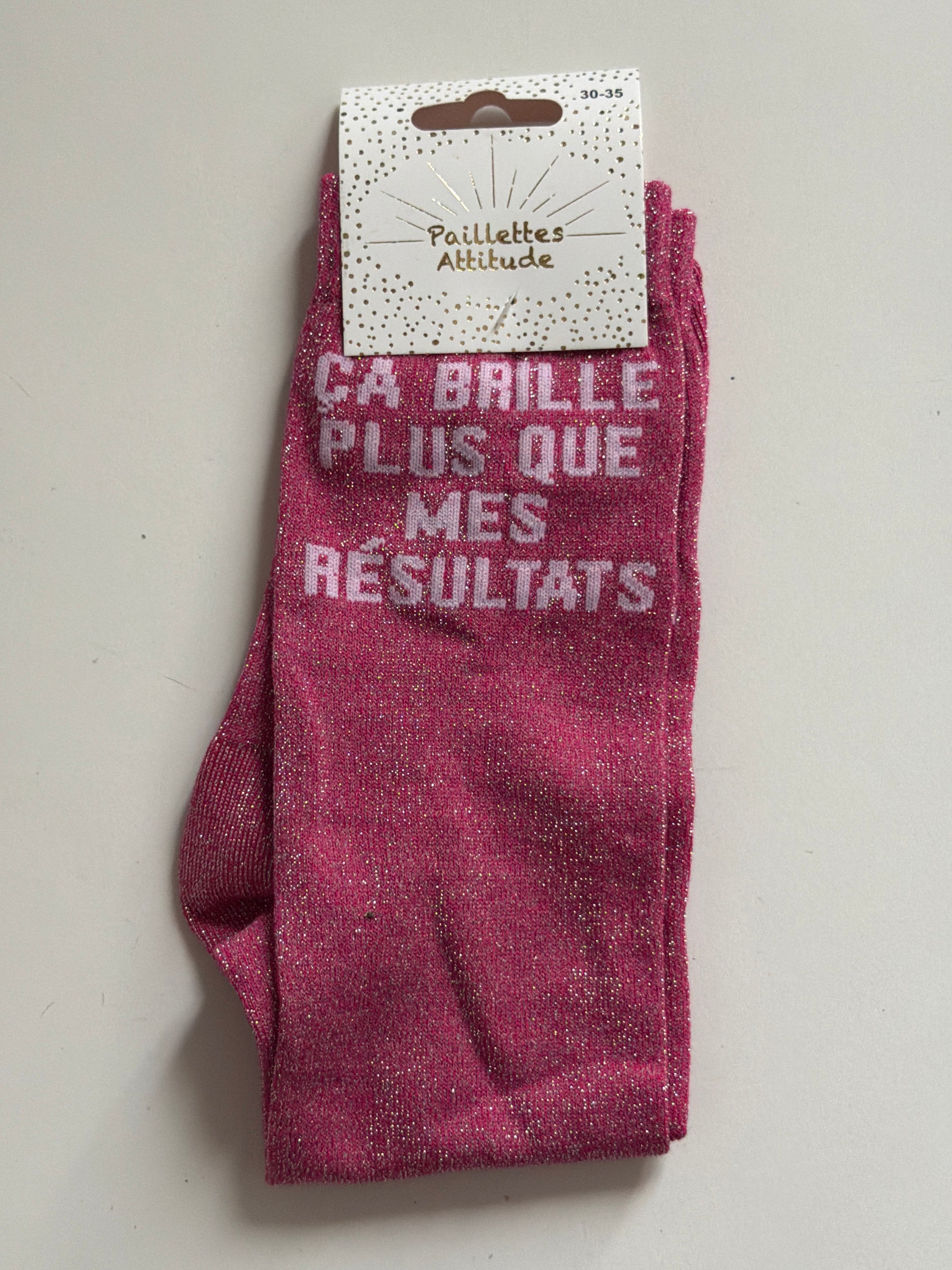 Chaussette pailletée équitation 30-35 ÇA BRILLE PLUS QUE MES RÉSULTATS