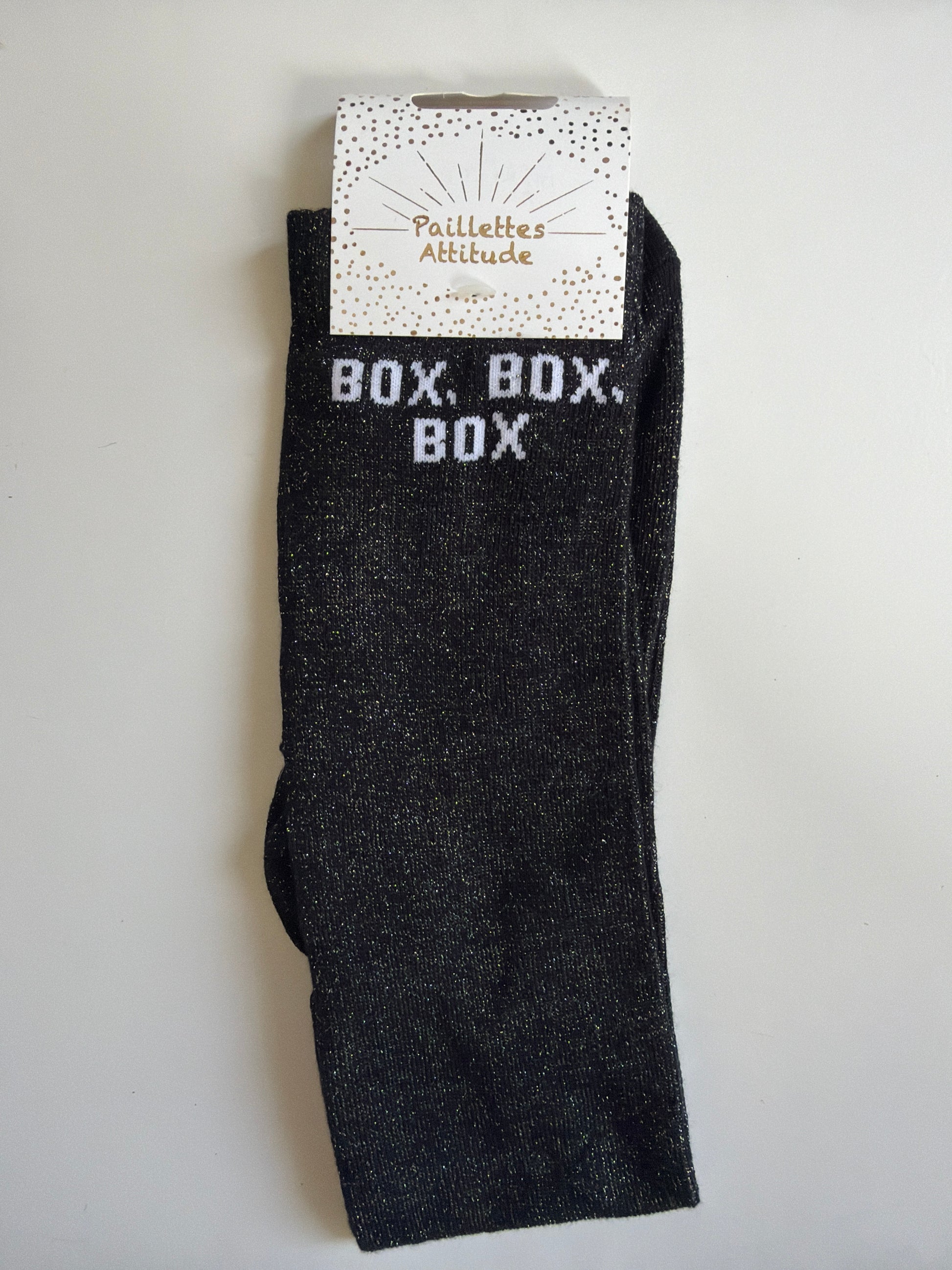 Chaussette équitation pailletée 36-41 BOX, BOX, BOX
