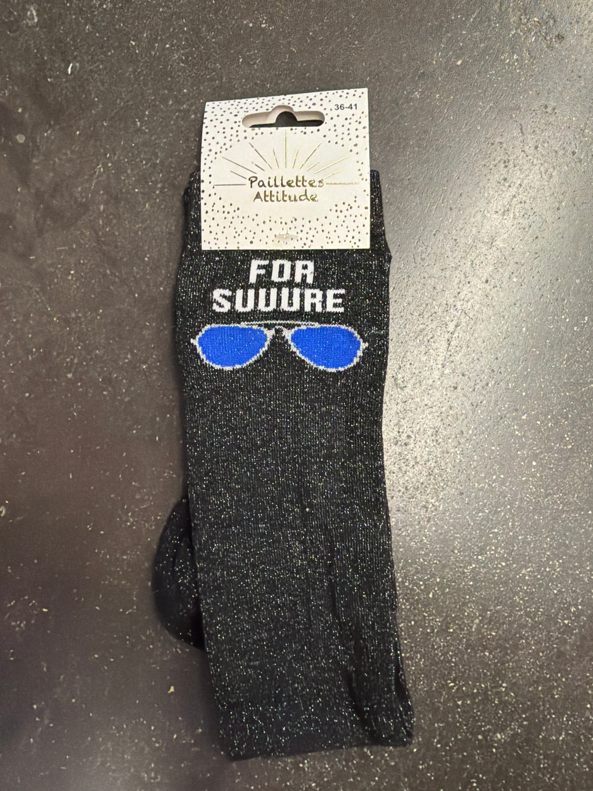Chaussette pailletée équitation 36-41 FOR SUUURE 