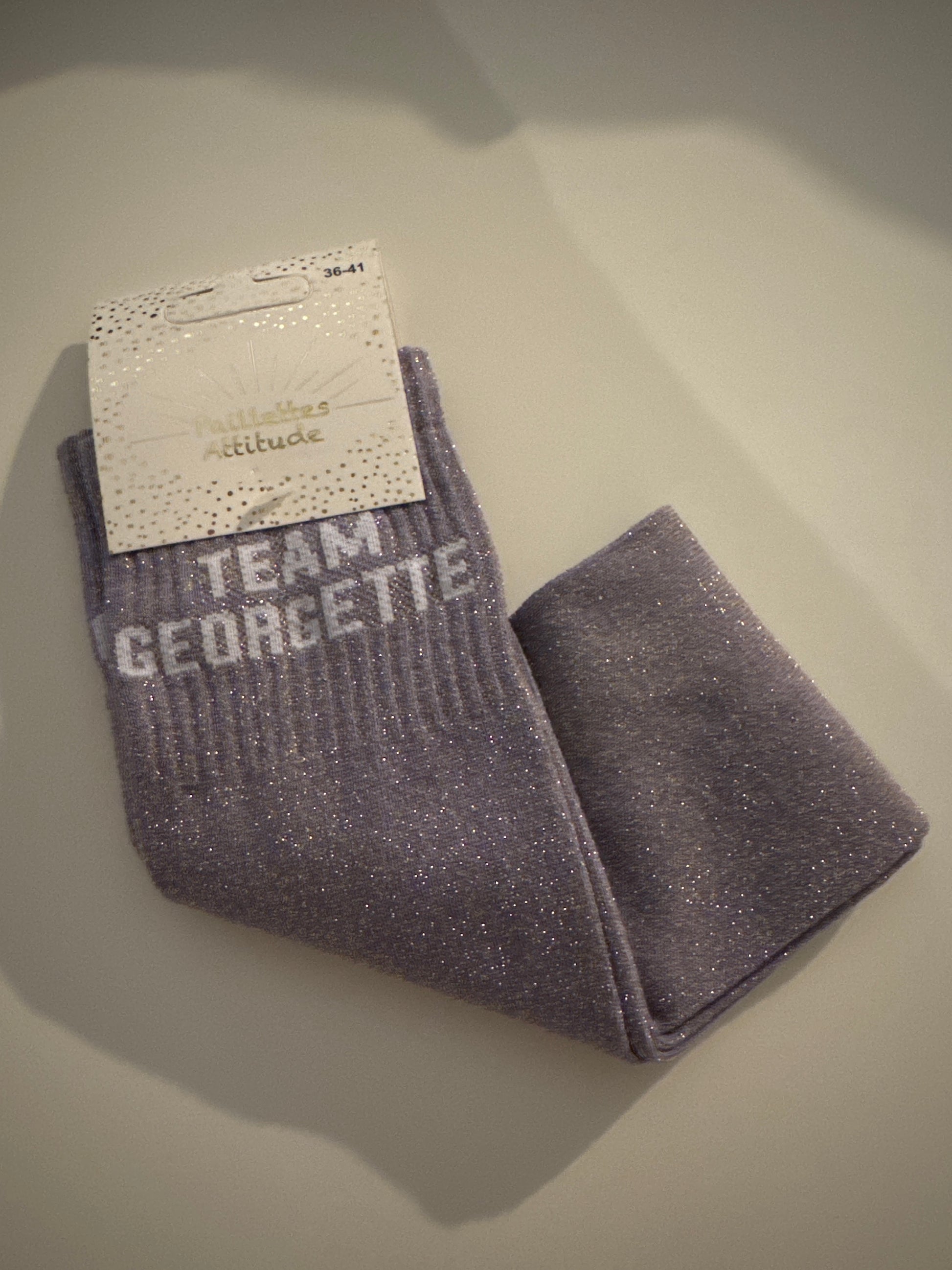 Chaussette pailletée équitation TEAM GEORGETTE
