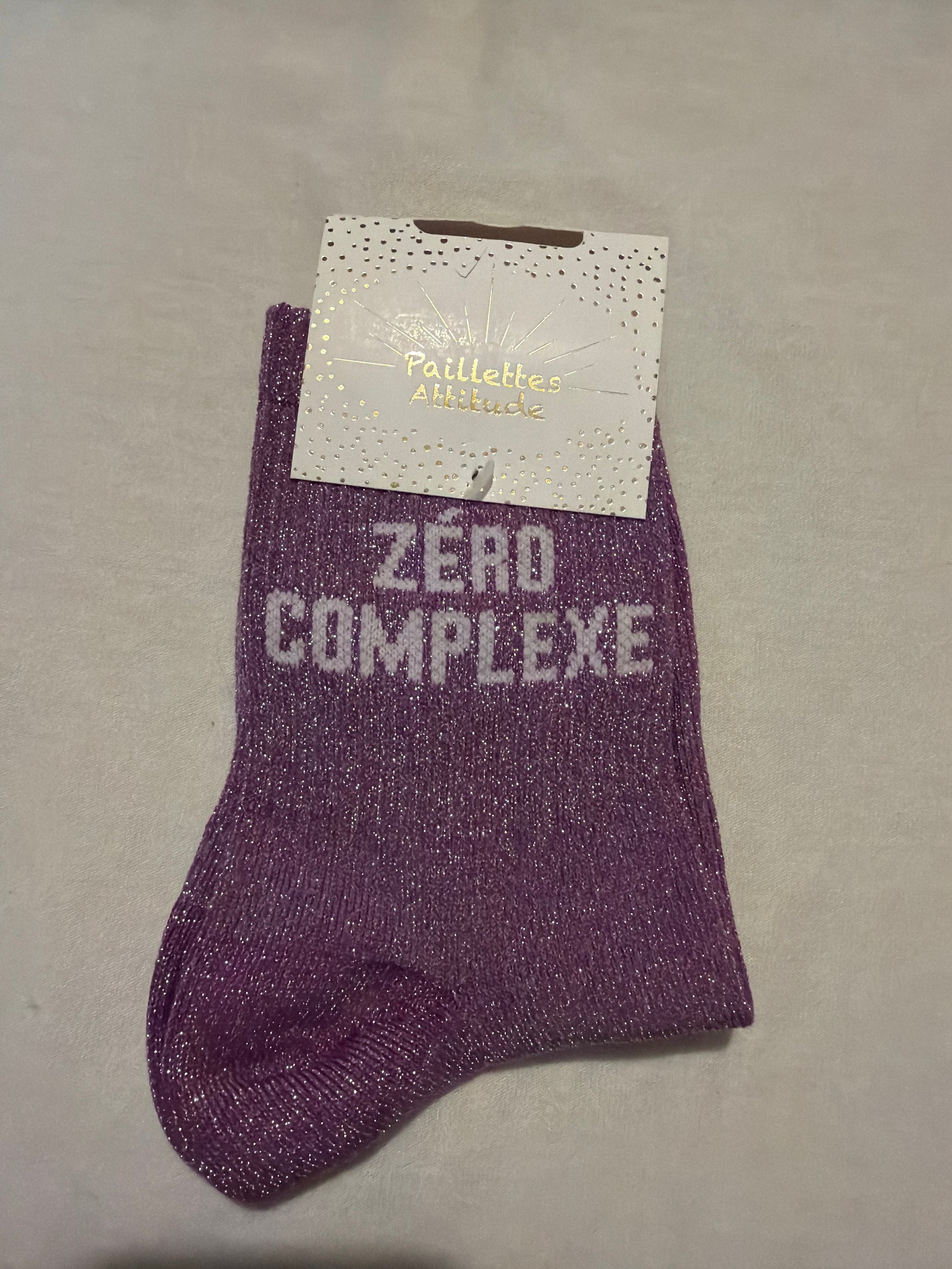 Chaussette de ville pailletée 36-41 - 0 COMPLEXE