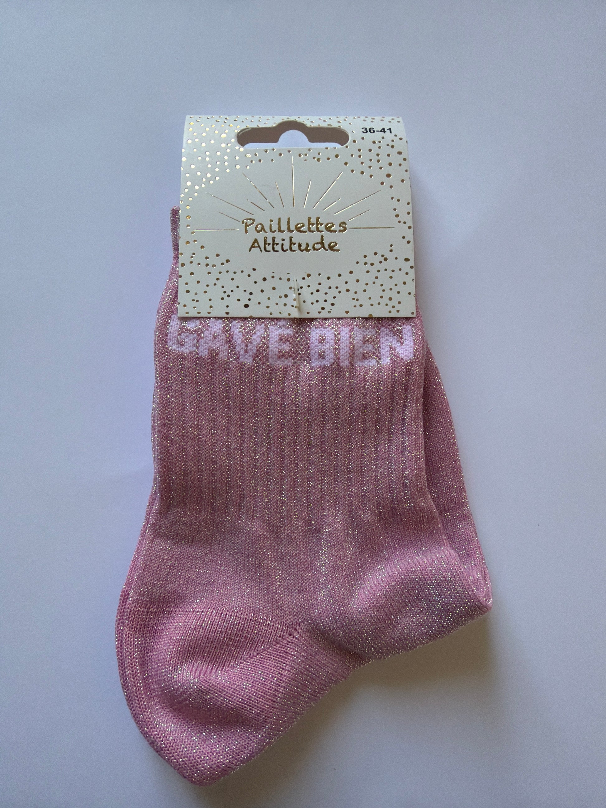 Chaussette de ville pailletée 36-41 GAVÉ BIEN