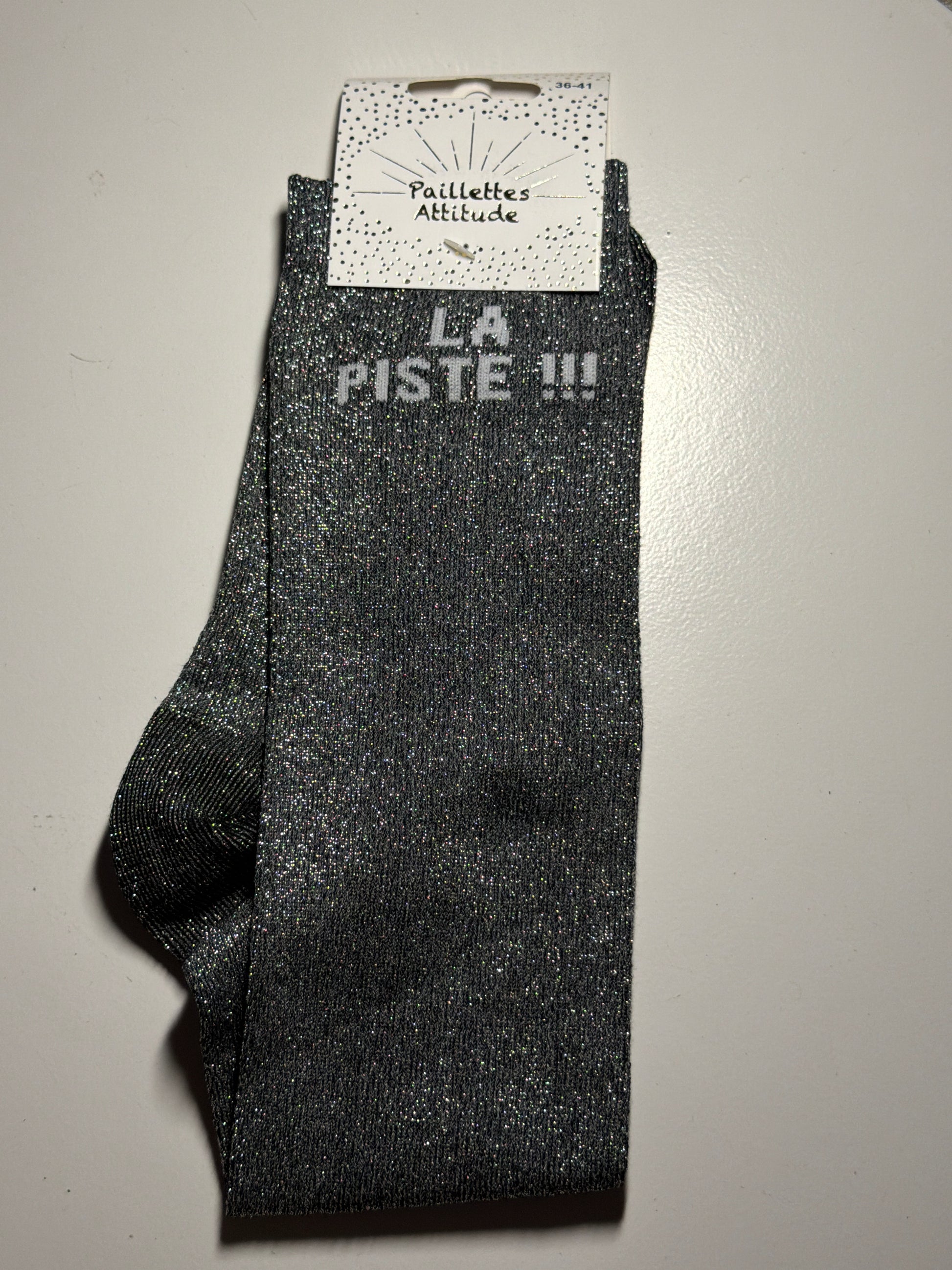 Chaussette pailletée équitation 36-41 LA PISTE !!!
