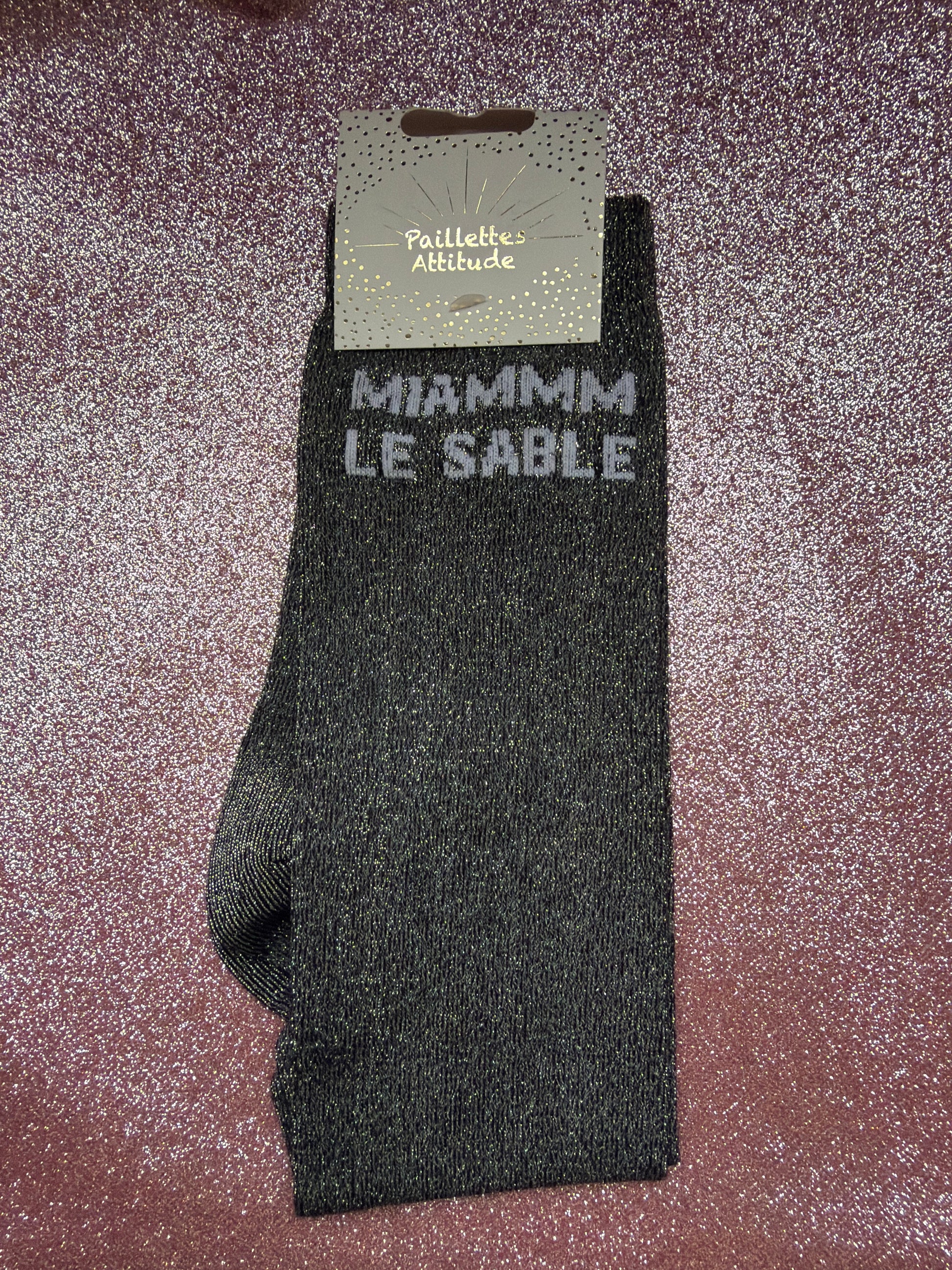 Chaussette pailletée MIAMMM
LE SABLE 36/41