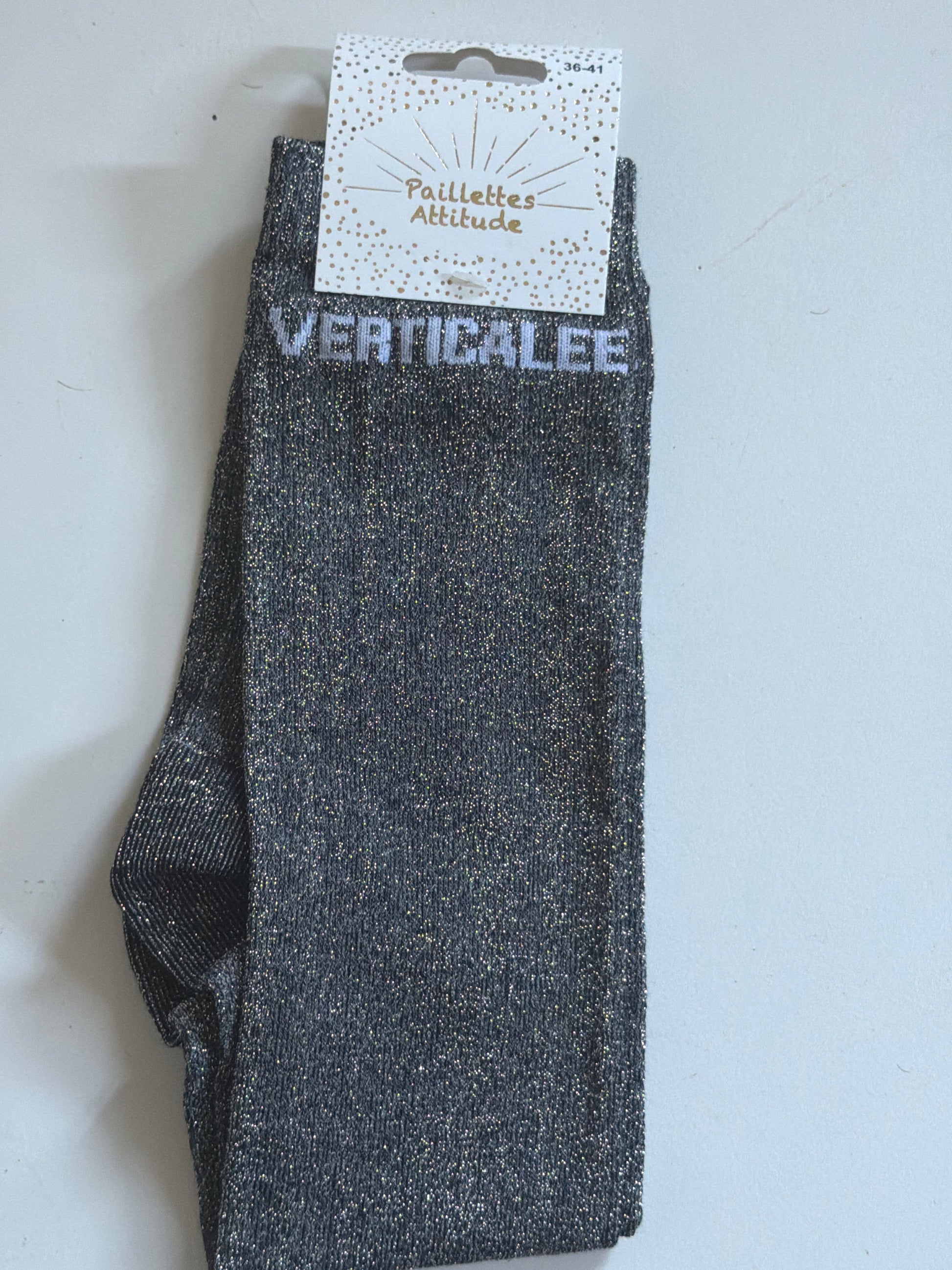 Chaussette pailletée équitation 36-41 VERTICALEE