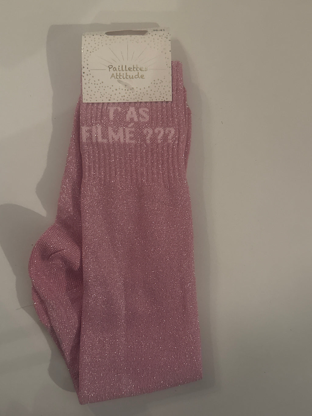 chaussette pailletée équitation T’AS FILMÉ ??? 36/41
